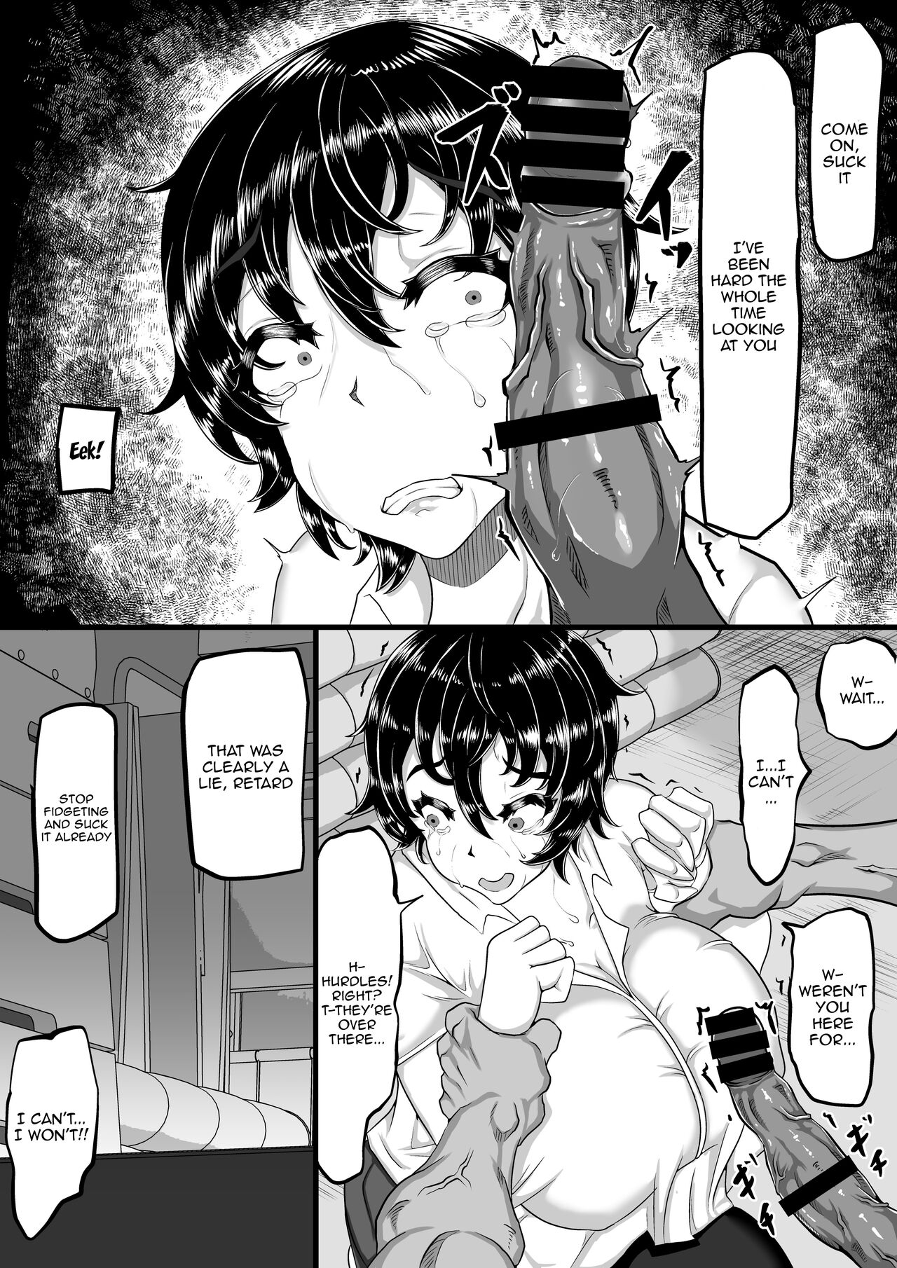 [Chae] Furin Chuudoku ni Natta Kanojo wa Yori Tsuyoi Shigeki o Motomete Netorare Douga o Kareshi ni Okuru | A Girlfriend Addicted to Cheating Sends a Netorare Video To Her Boyfriend In Search of Greater Stimulus [English] {Doujins.com} Hentai - Raw  9