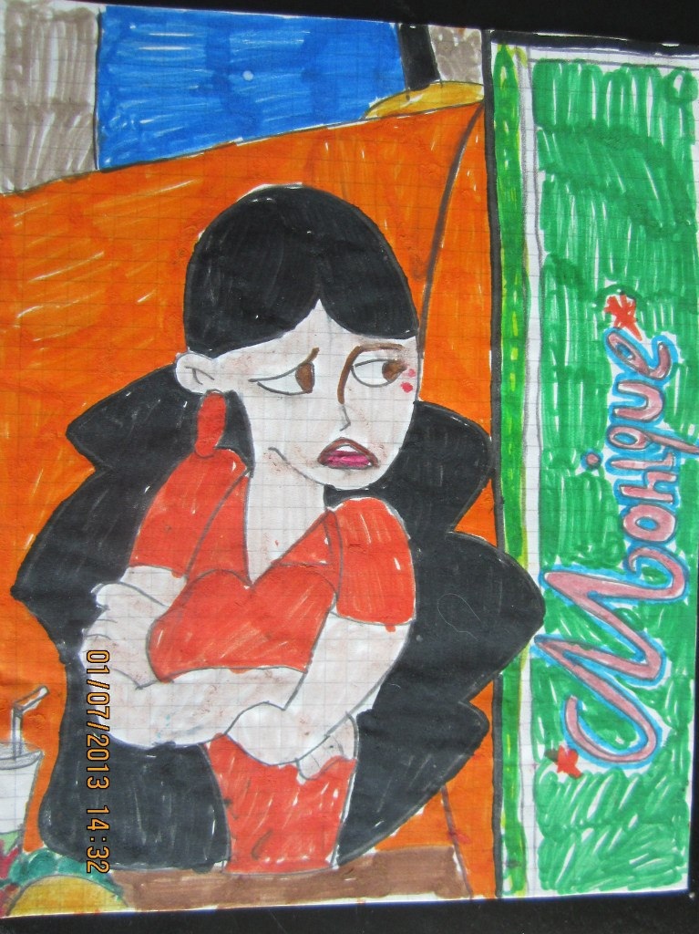 KimRon1992 Monique from Kim Possible Drawings page 1 full