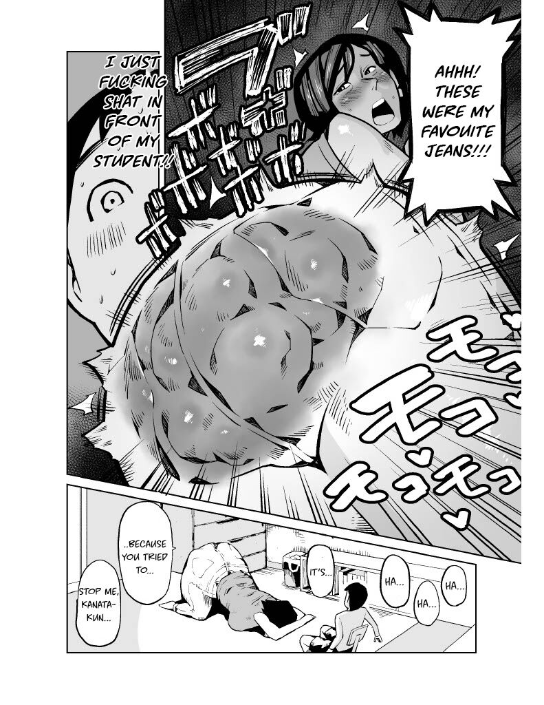 Dekashiri Hitozuma Kateikyoushi wa Seito no Ie de Unko o Morasu | My Tutor Defecated At My House page 8 full