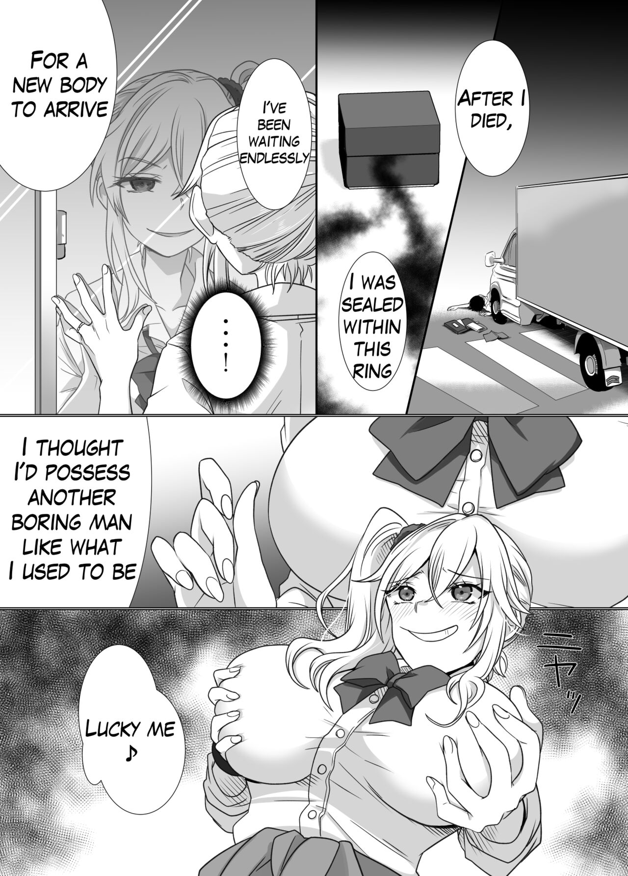 Yubiwa ni Fuuin sareta Akuryou ni Nottorareru Hanashi page 4 full