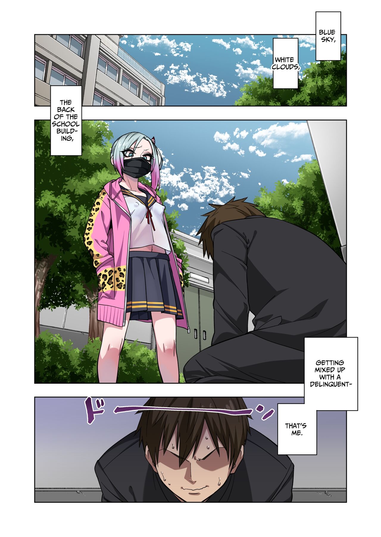 Tsuntsun Yankee-chan wa Yowayowa Chikubi o Ijireba Kekkou Nandemo Yarasete Kureru | Prickly Delinquent Girl Will Let You Do Almost Anything If You Tease Her Sensitive Nipples page 2 full