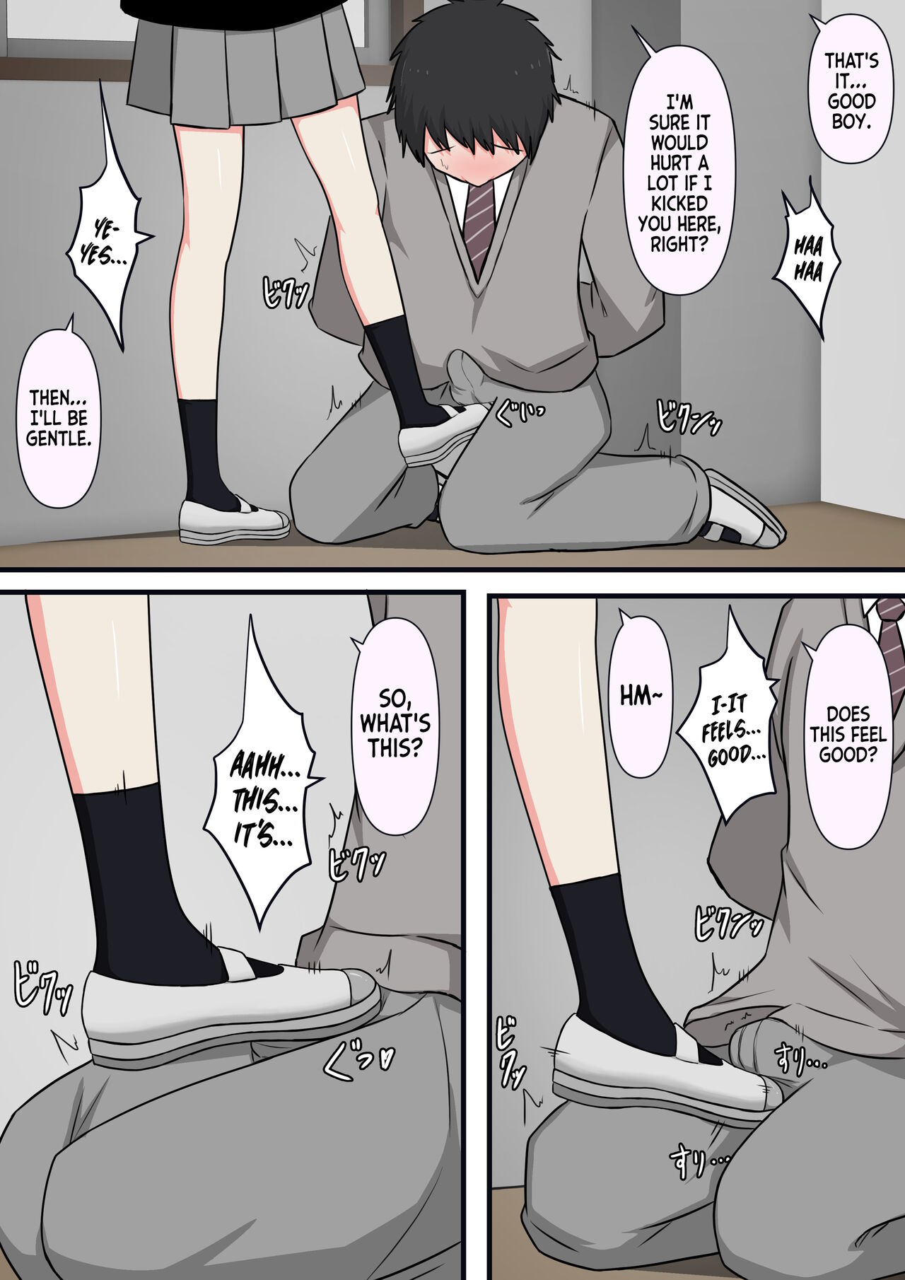 Kowasou na Senpai | Scary Looking Senpai page 10 full
