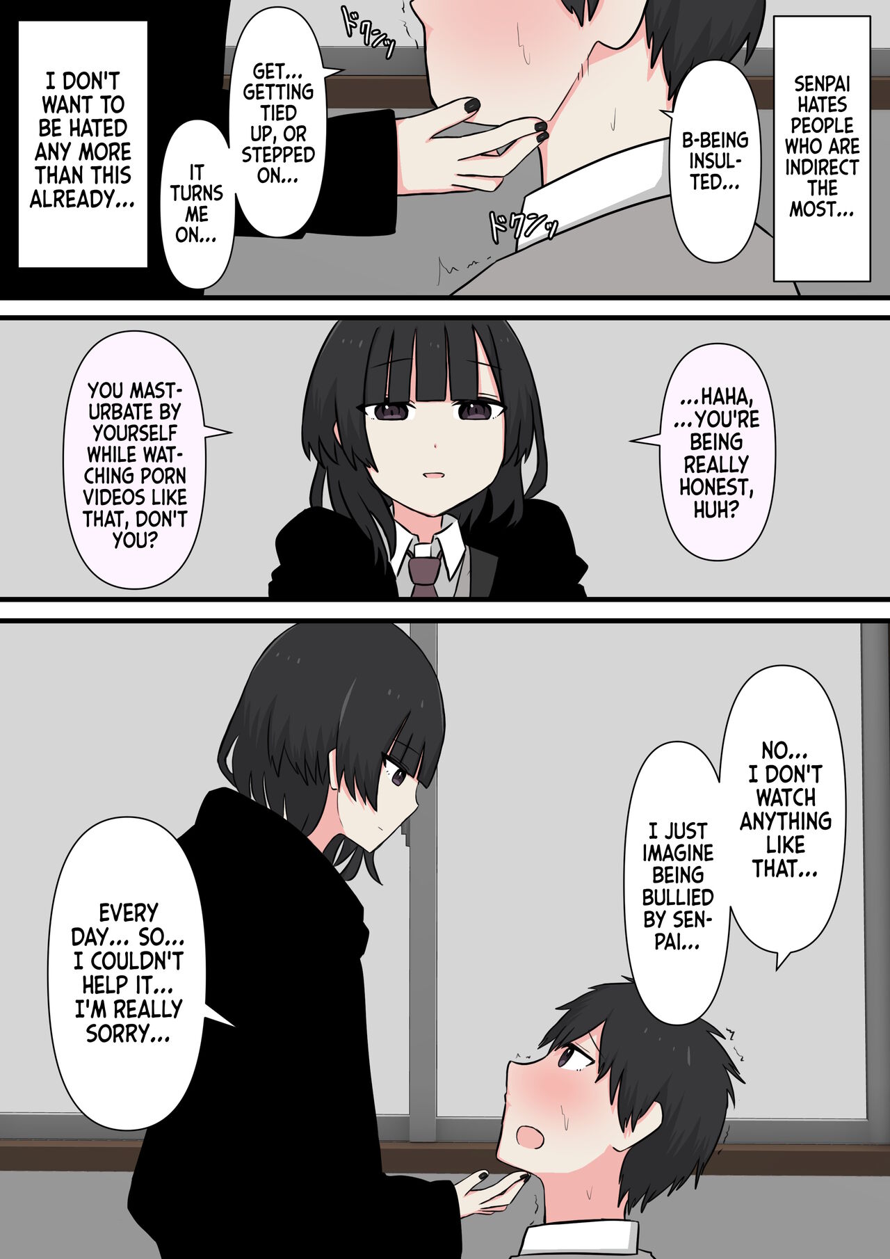 Kowasou na Senpai | Scary Looking Senpai page 7 full