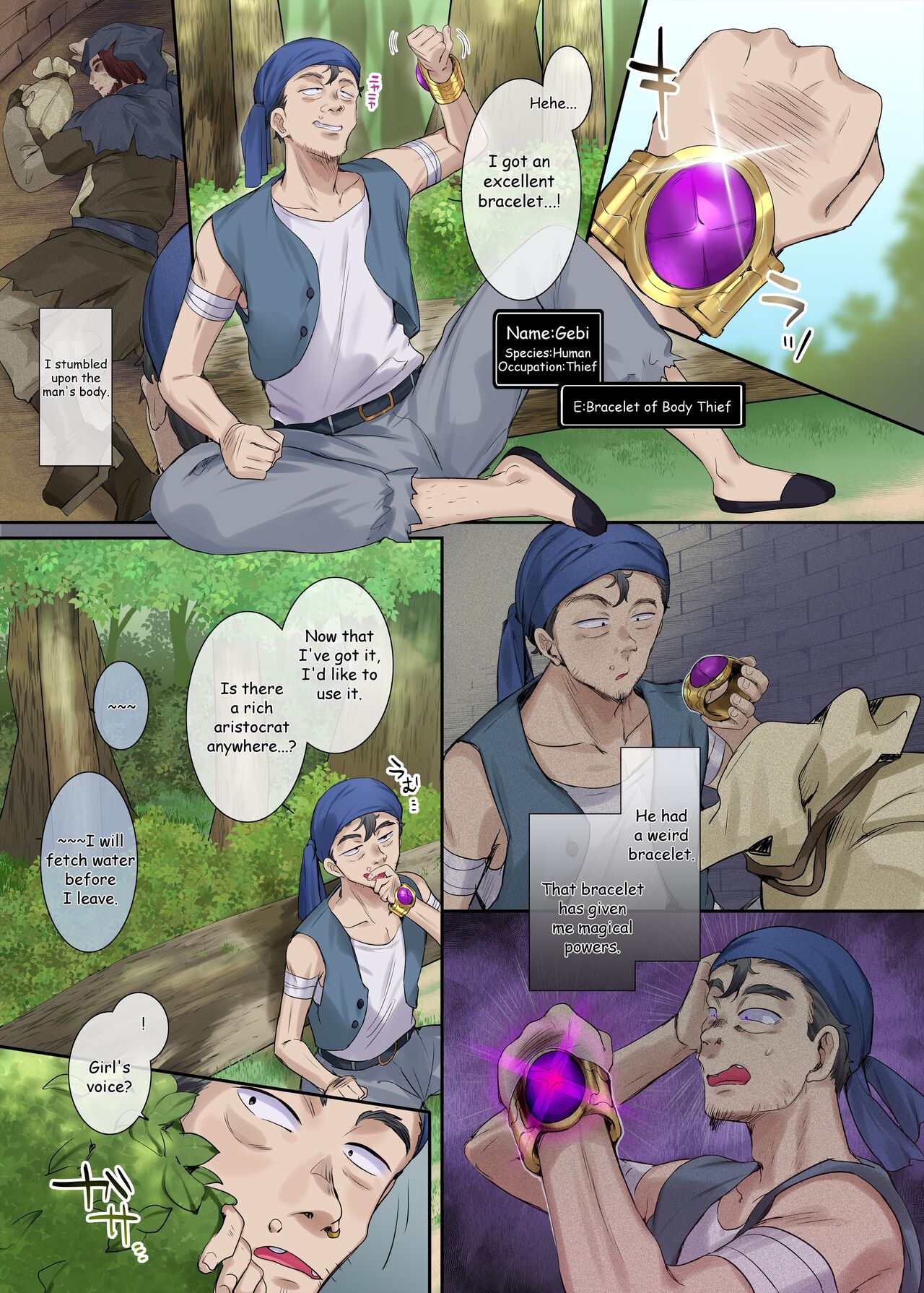 Nikutai Dorobou no Udewa | Bracelet of Body Thief page 3 full