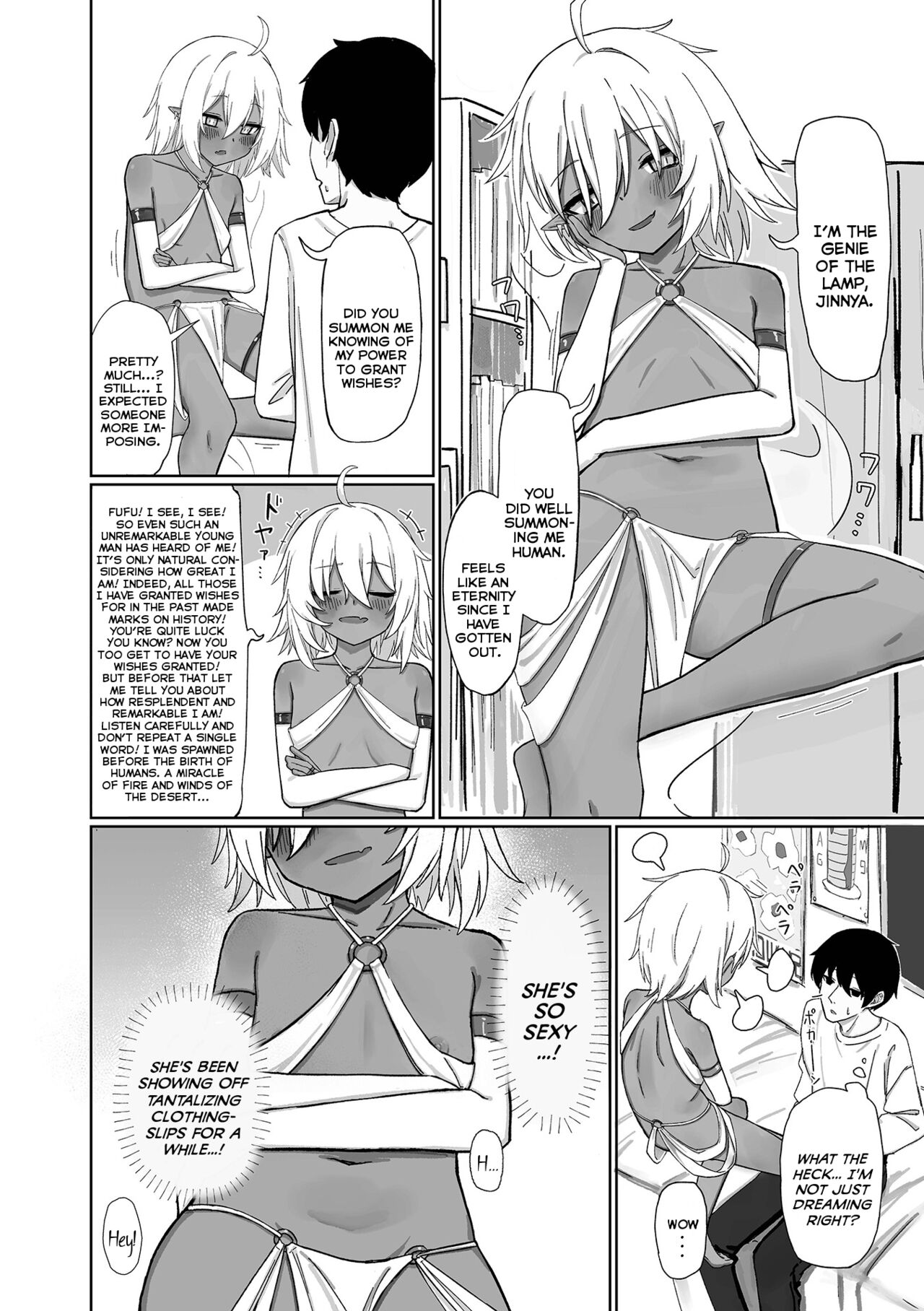 Jinnya to Mitsu no Onegai | Jinnya the Genie and the 3 Wishes page 2 full