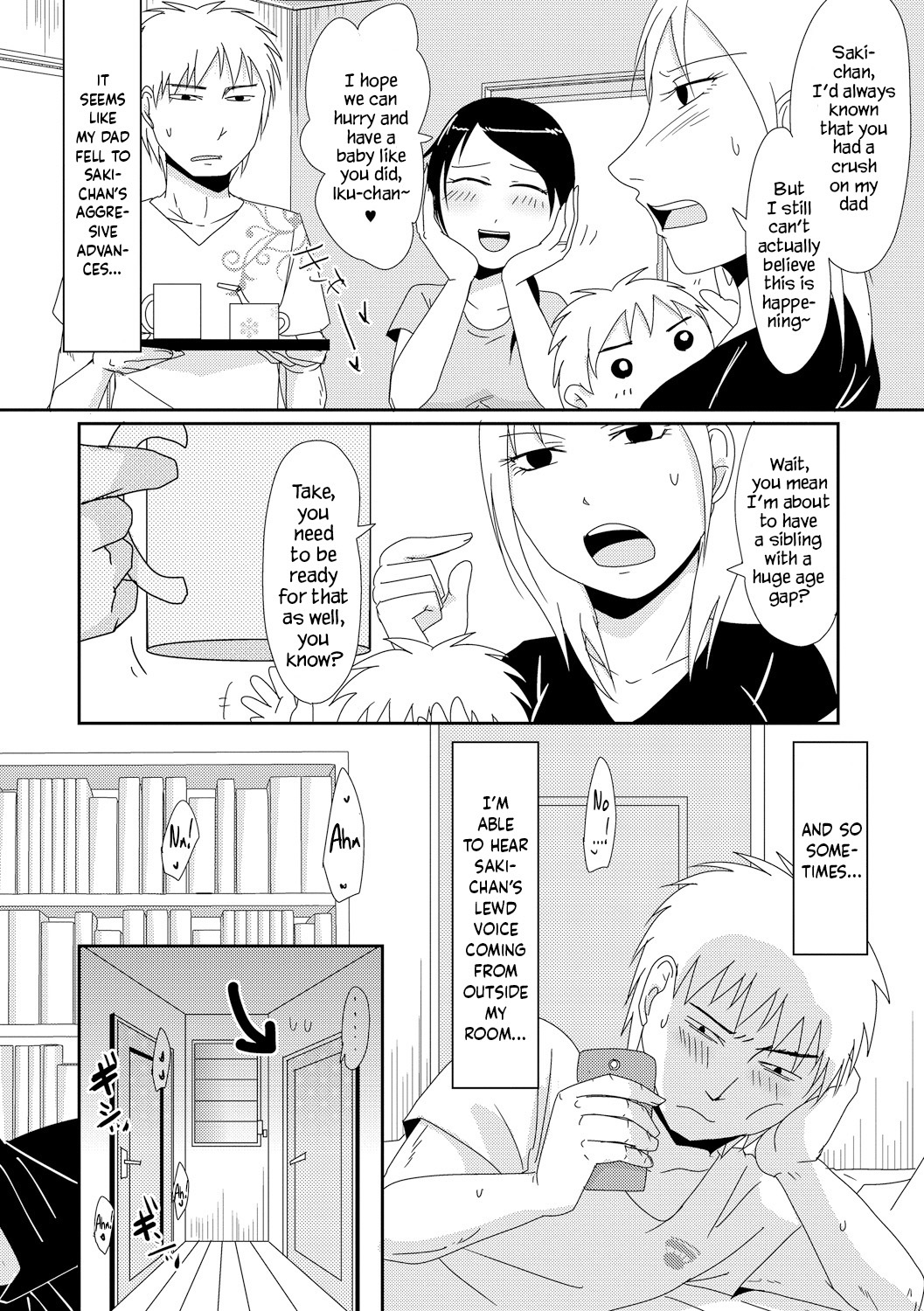 Gibo no Shinkatsu Otetsudai | Helping with Stepmother's Impregnation Life page 3 full