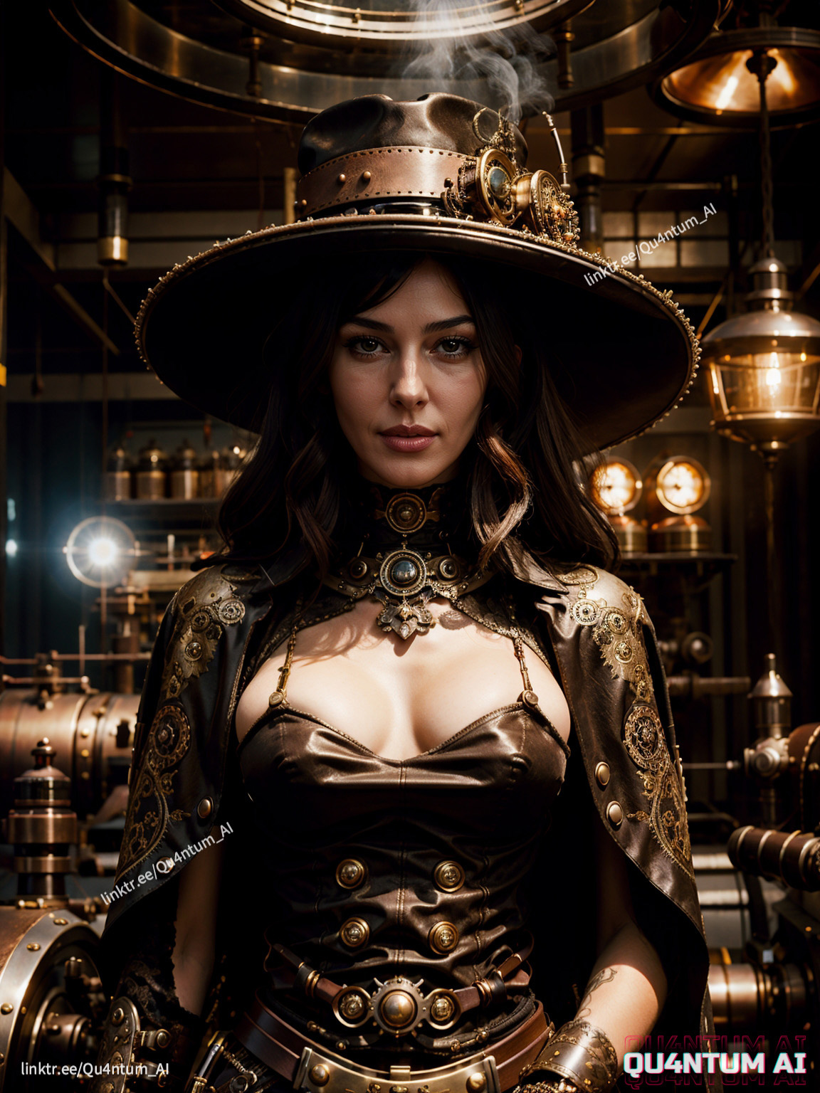 AI Monica B #Steam Punk page 1 full