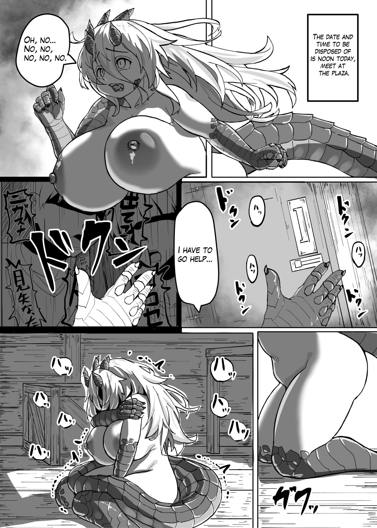 Because That Night Was The Happiest They've Ever Been - Persecuted Dragon Girl and an Assassin at His Limit Forget Human Speech and Have Beastly Sex page 10 full