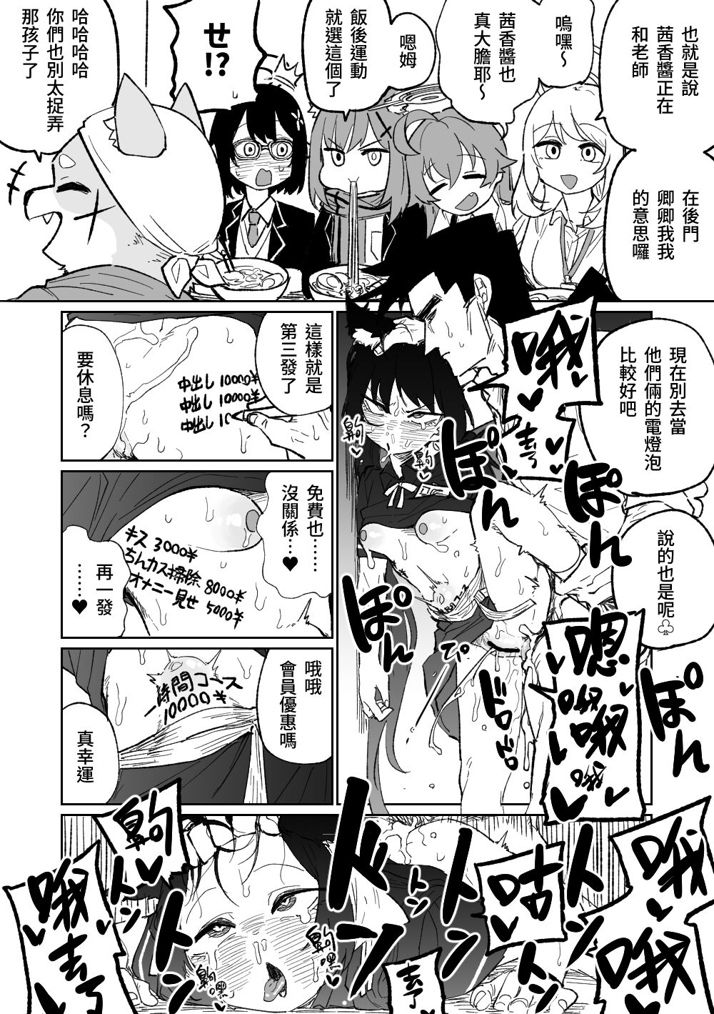 Serika's Bizarre Part-time Job | 茜香的奇妙打工 page 8 full