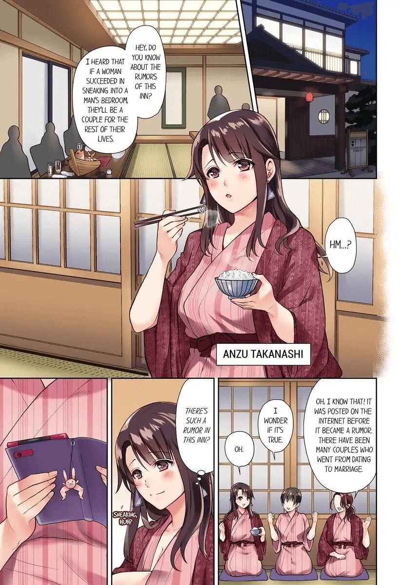 Itte mo Owaranai Shain Ryokou "Watashi / Osananajimi ni Sounyuu re Rare Chatteru...!" 1-3 | Company Outing That Never Ends Even if I Cum - “I’m Fucked by My Childhood Friend…!” 1-3 page 2 full