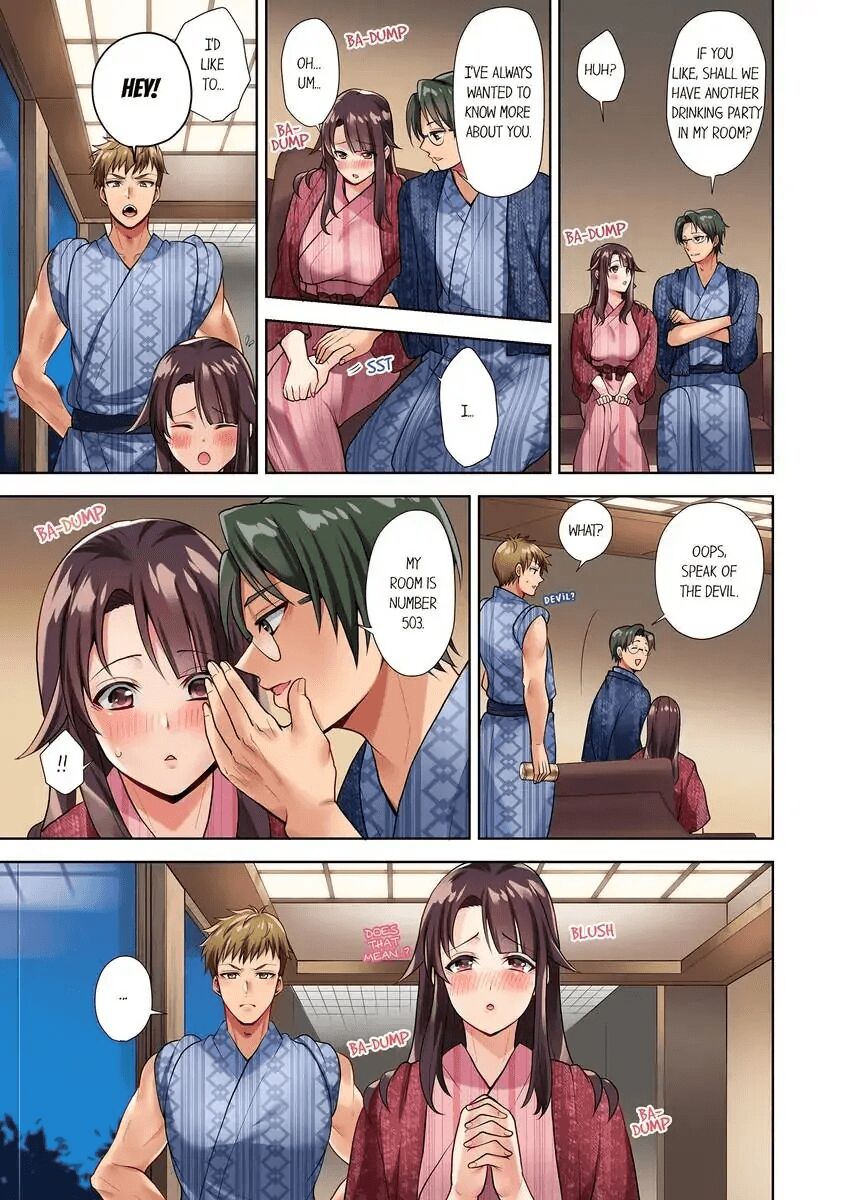 Itte mo Owaranai Shain Ryokou "Watashi / Osananajimi ni Sounyuu re Rare Chatteru...!" 1-3 | Company Outing That Never Ends Even if I Cum - “I’m Fucked by My Childhood Friend…!” 1-3 page 6 full