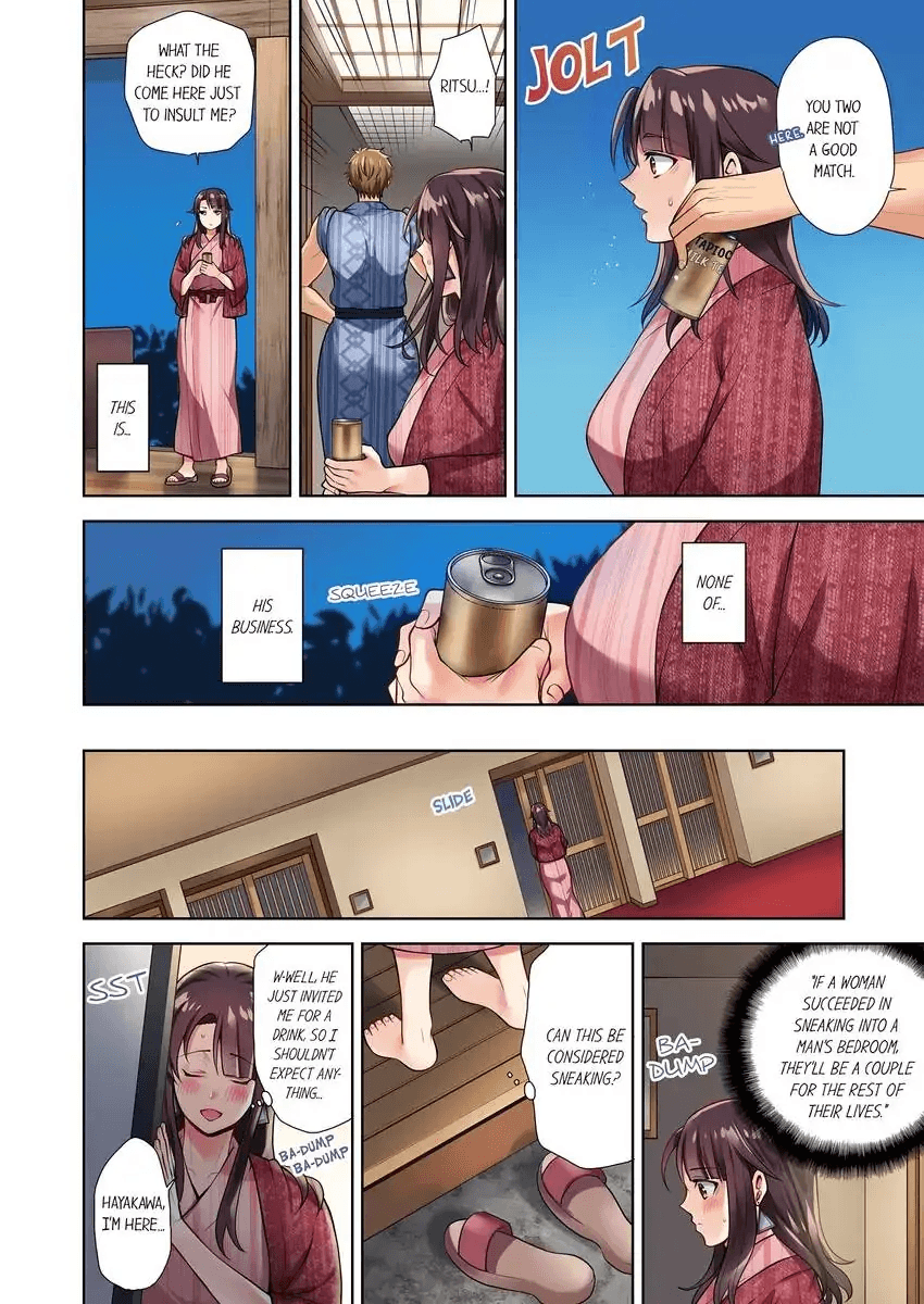 Itte mo Owaranai Shain Ryokou "Watashi / Osananajimi ni Sounyuu re Rare Chatteru...!" 1-3 | Company Outing That Never Ends Even if I Cum - “I’m Fucked by My Childhood Friend…!” 1-3 page 7 full