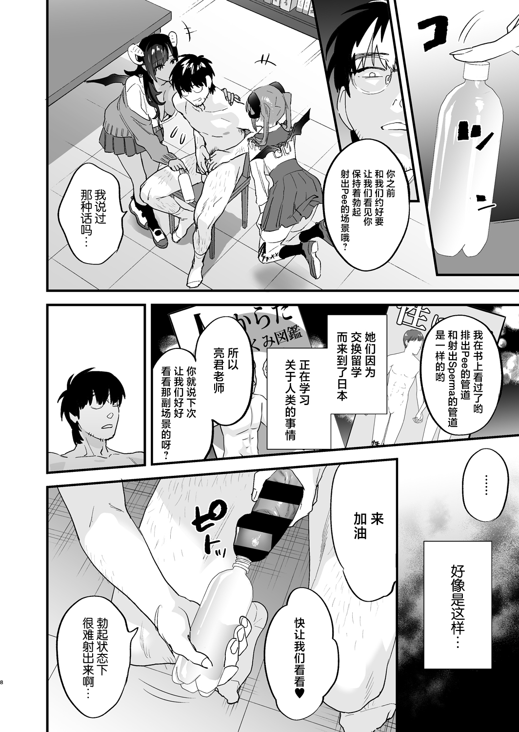 Koukan Ryuugakusei -Succubus-tachi to Boku- page 8 full