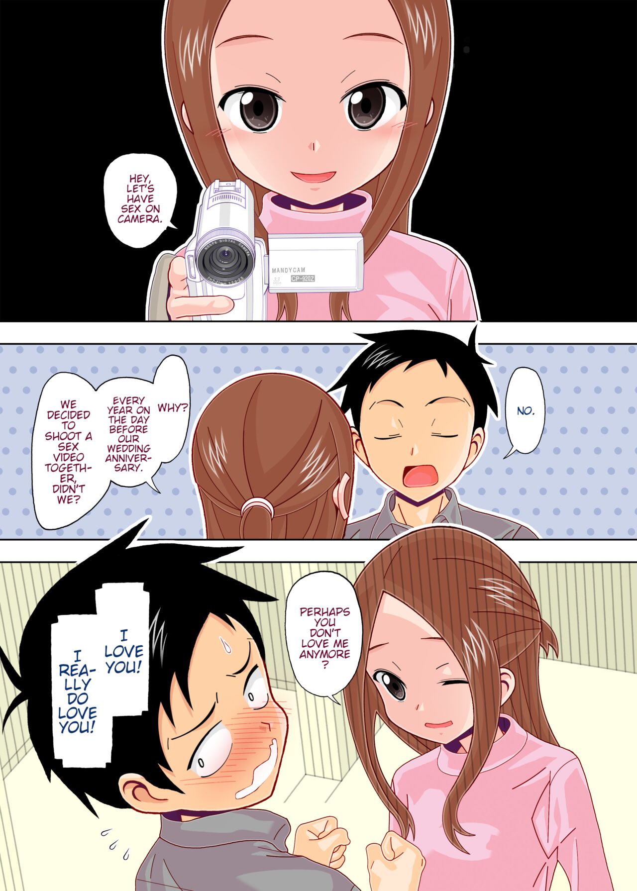 Karakai vs Critical Hit 4 Ninpu no Moto Takagi-san ga Love Love SEX Suru page 3 full