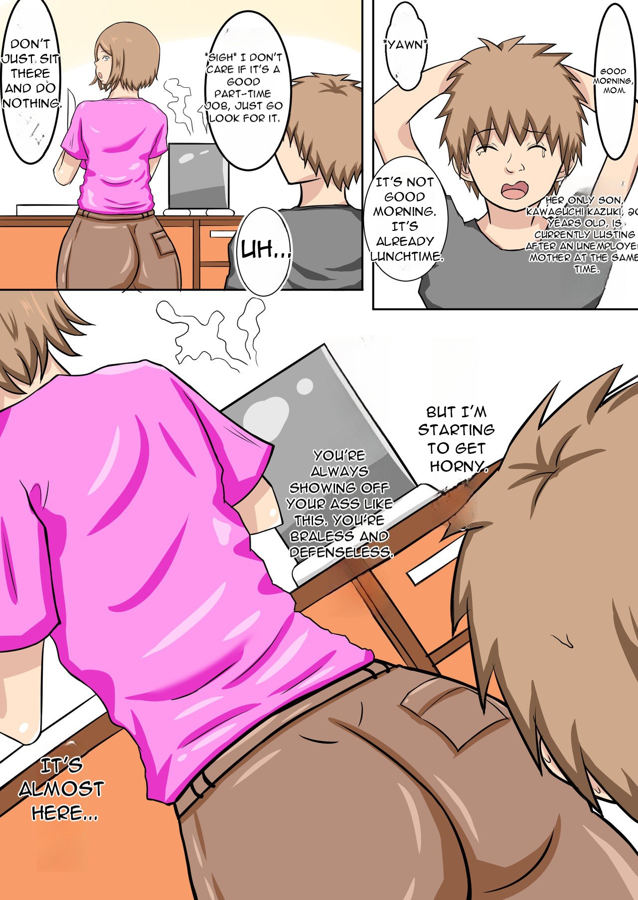 Uchi no Mama wa Oshi ni Yowai page 3 full