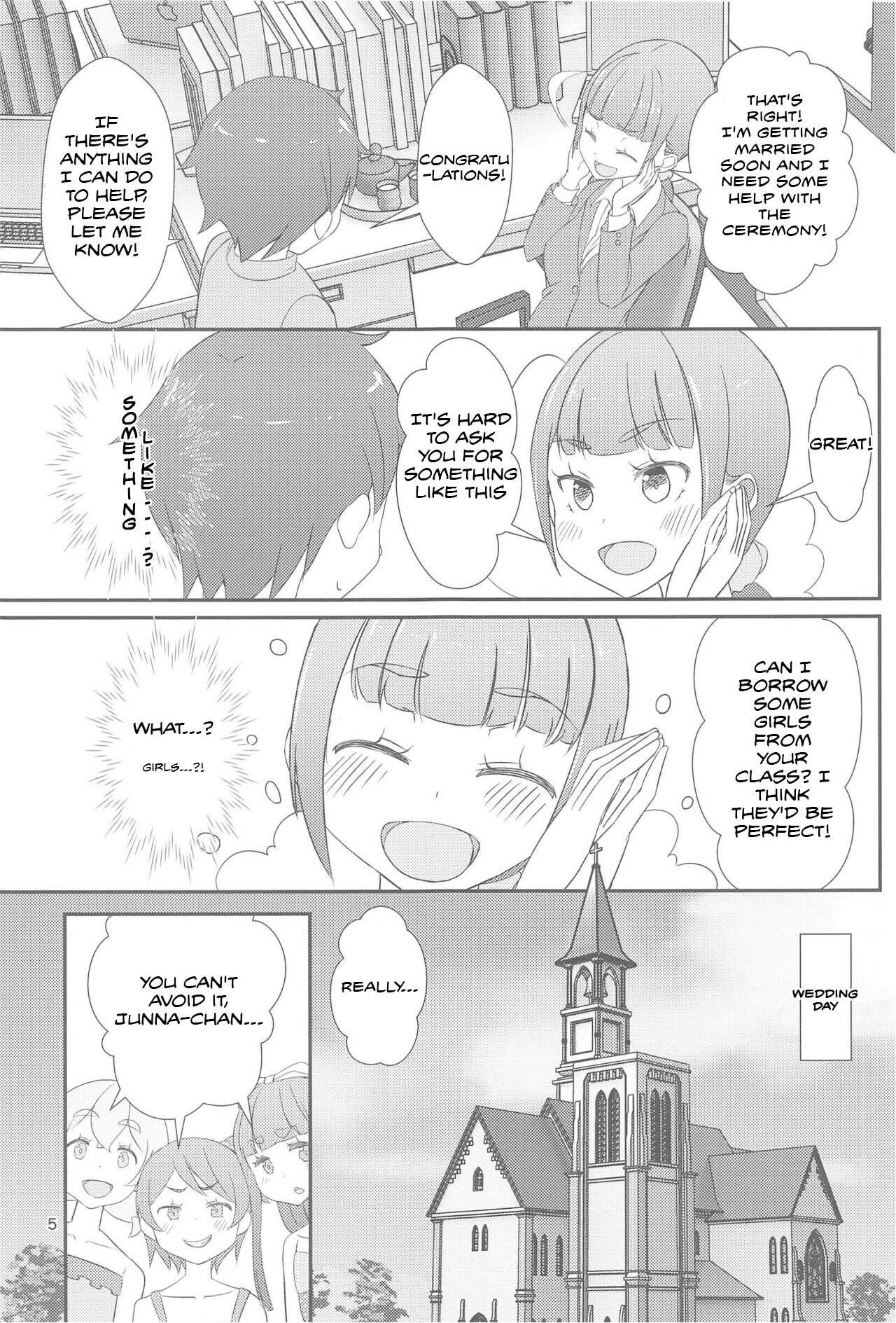 Sensei! Kekkonshiki de "Jojisou" Shitemite! | Sensei! Try dressing up like a little girl at your wedding! page 6 full