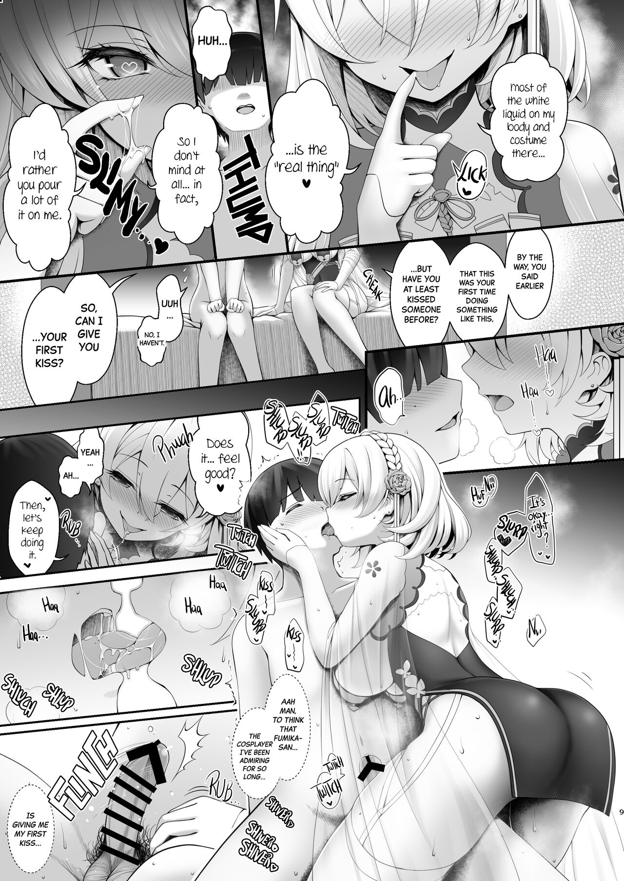 Cosplay x Keiken Ninzuu ~Tanin ni Ieru Seiso Line wa Dokomade?~ | Cosplay x Body Count ~How Far Can One Go With A Modest Appearance Before Others Can Tell?~ page 10 full