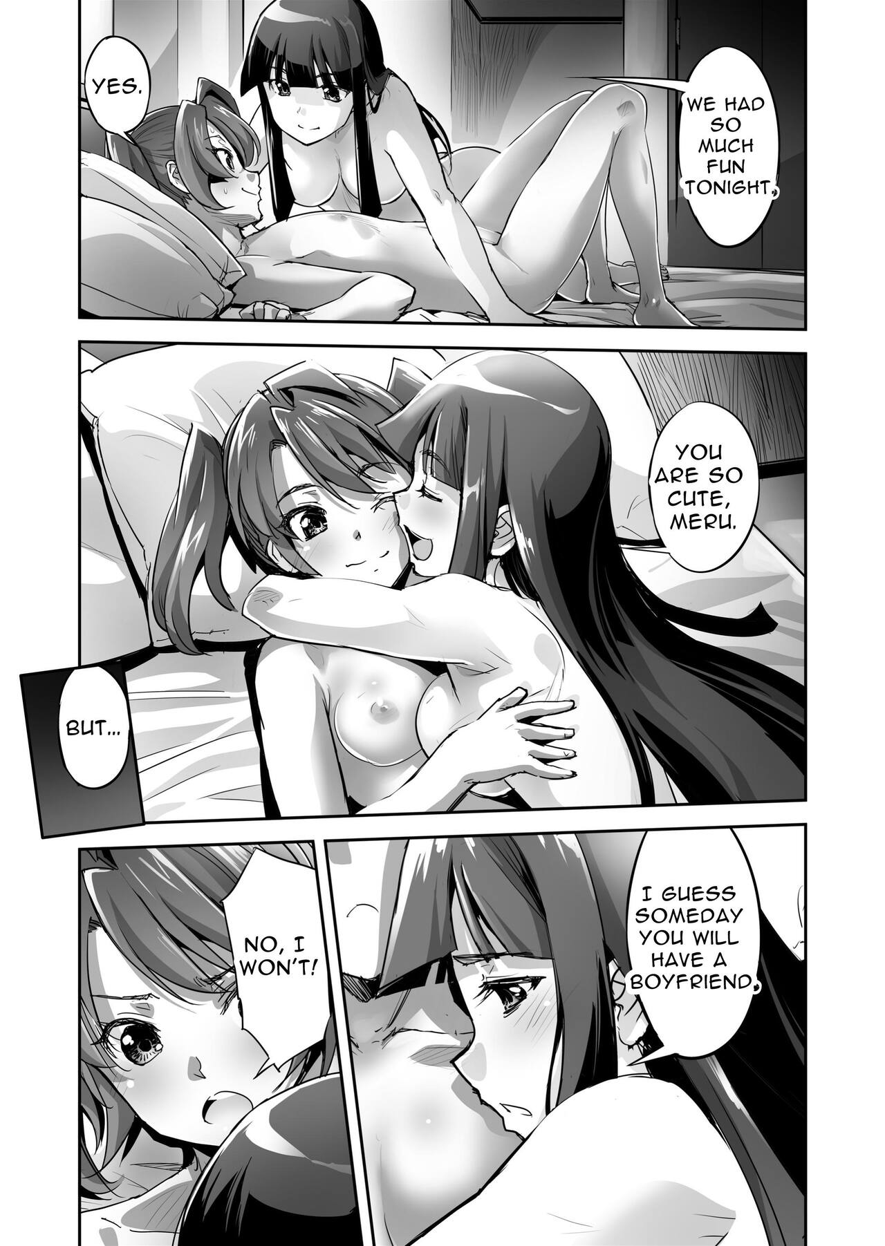 Enhyou Souki Twin Curely Yuri Heroine wa Otoko no Chinpo ni Haiboku suru Zenpen + Kouhen | FlameFrost Duo TWIN CURELY ~Yuri Heroines Defeated By Dick~ Part 1+2 page 8 full