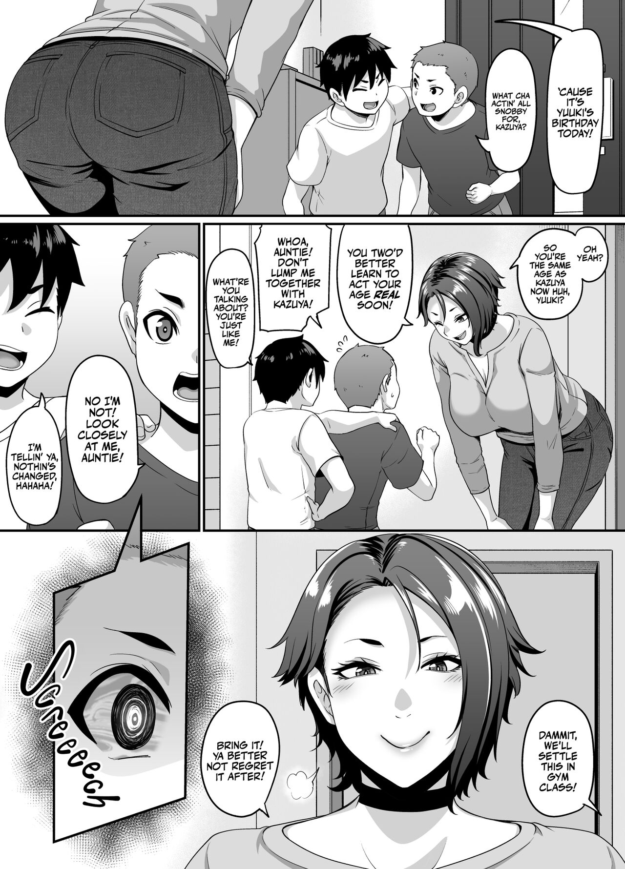 [Tiramisu Tart (Kazuhiro)] Musuko no Tomodachi (← Incubus) ni Miryou Sareta YanMama wa Mesu ni Naru | A Young Mother Gets Charmed by Her Son's (Incubus →) Friend and Becomes His Bitch [English] [korafu] Hentai - Raw  3