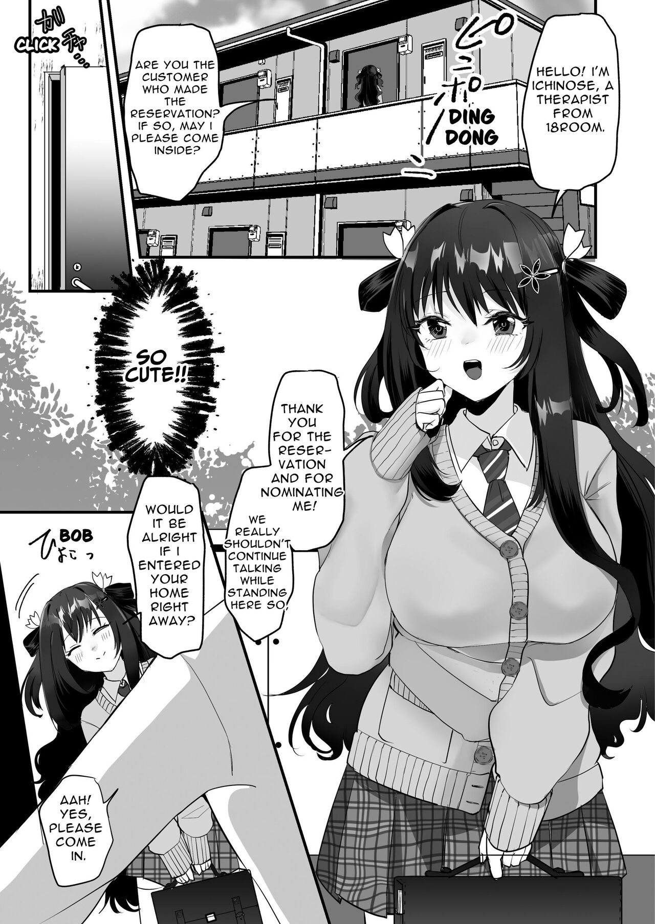 Isshūkan, gen'eki JK to o ma n ko mansai no dōsei page 2 full