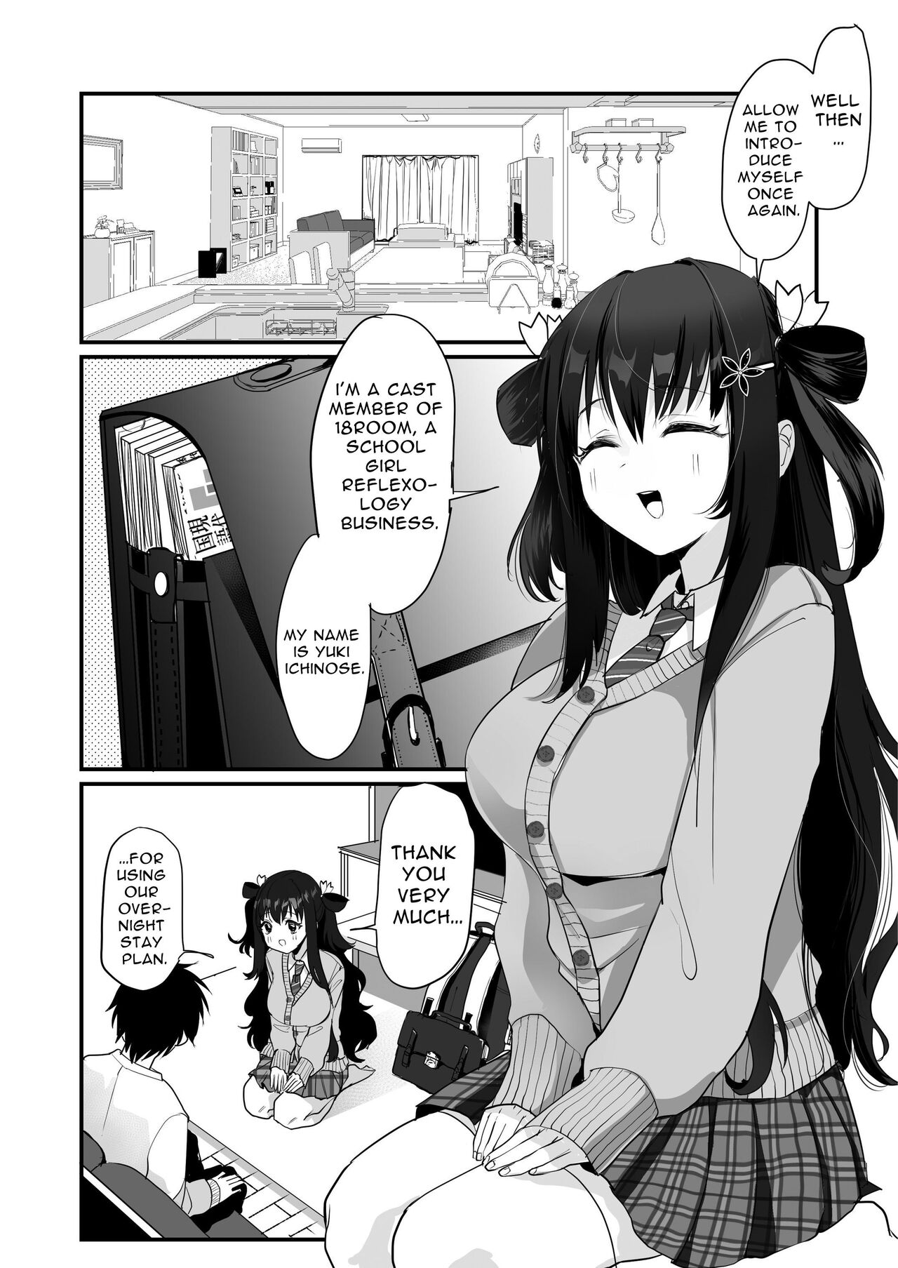 Isshūkan, gen'eki JK to o ma n ko mansai no dōsei page 3 full