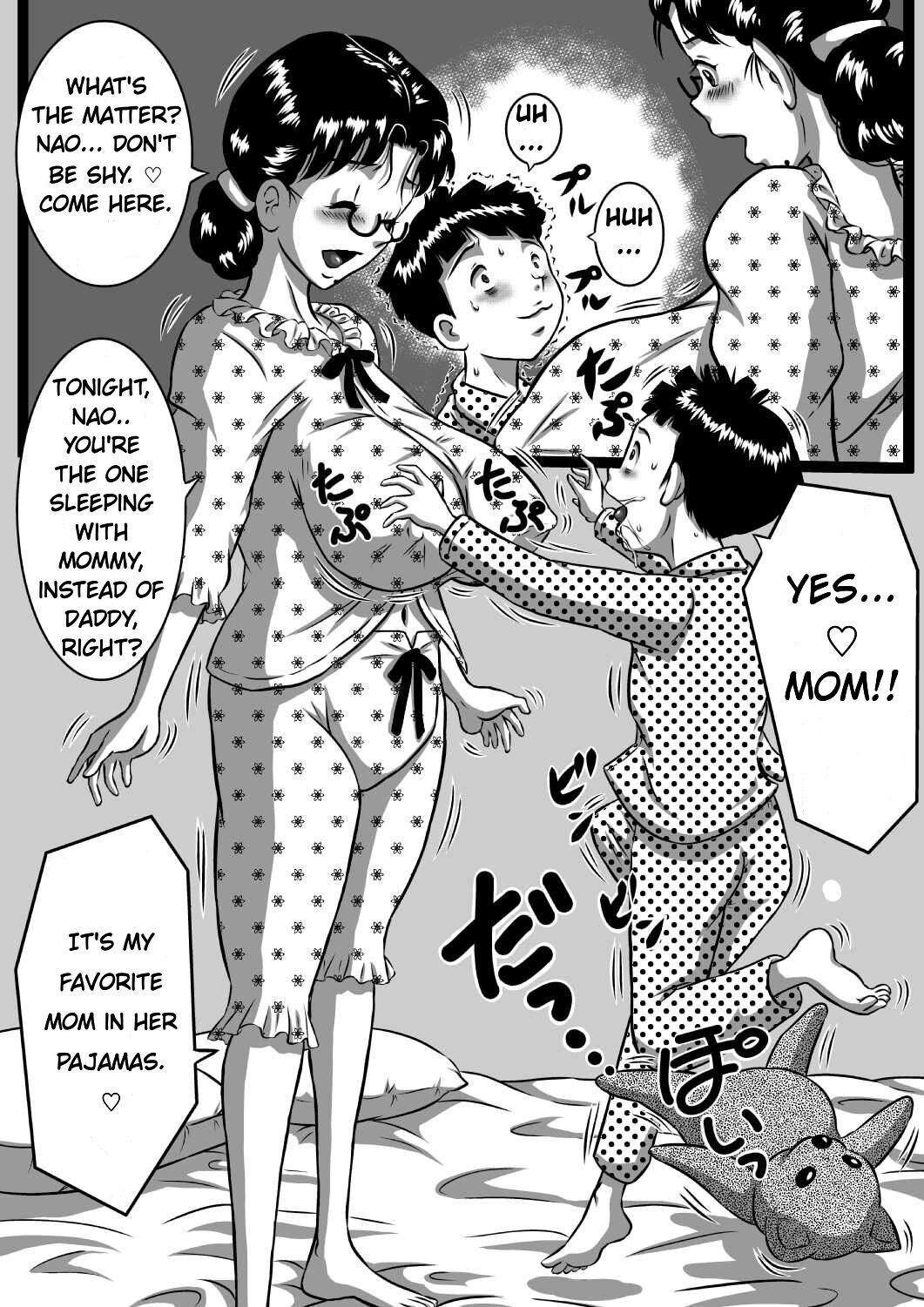 Haha x Musuko + Chichi x Musume!! Konya mo Kinshinsoukan  Shinai to!! | Mother And Son, And Father And Daughter - Tonight Is Incest Night page 3 full