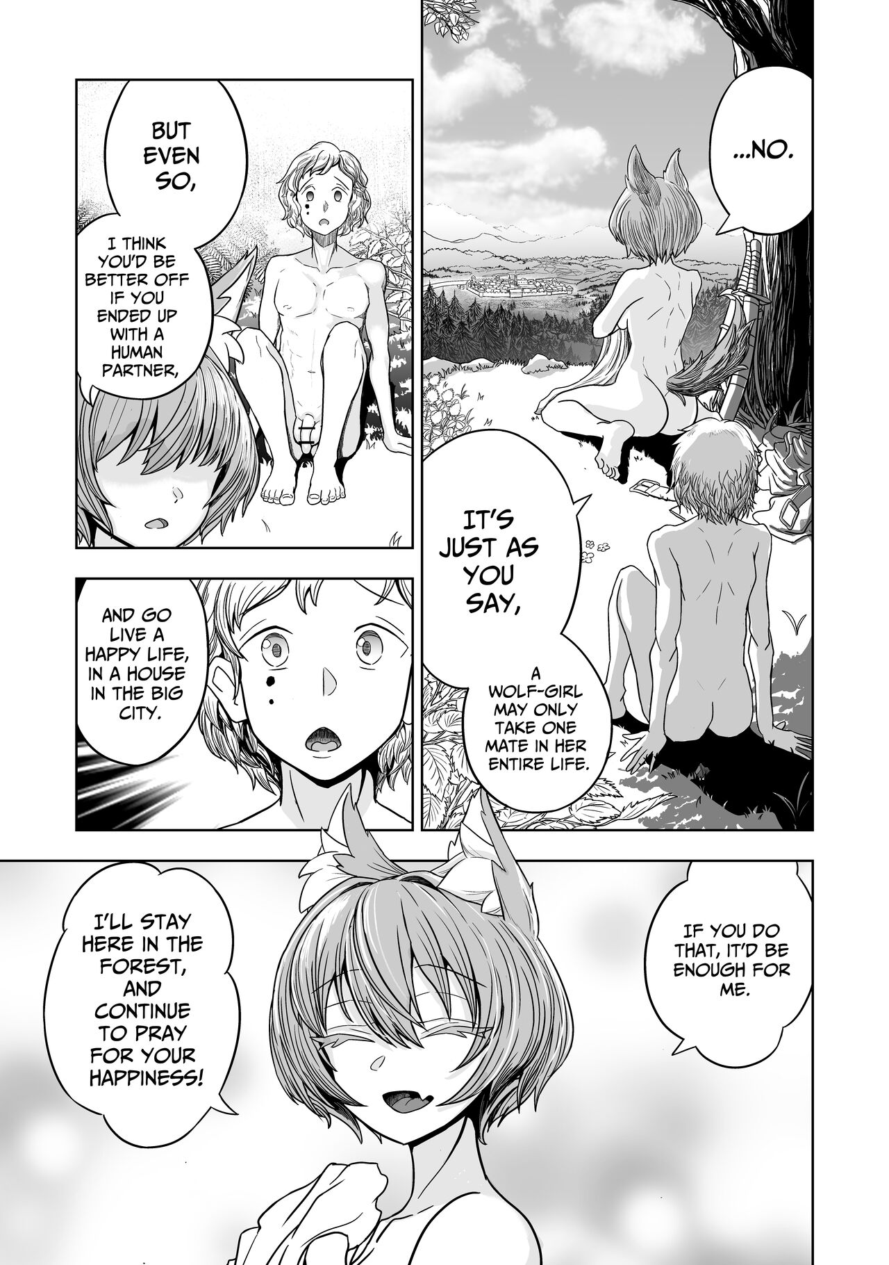 Junai Hanshoku Bou -Ookami Shoujo no Shitsukekata- | Pure Love Breeding Cell: ~How to train a Wolf-girl~ page 2 full