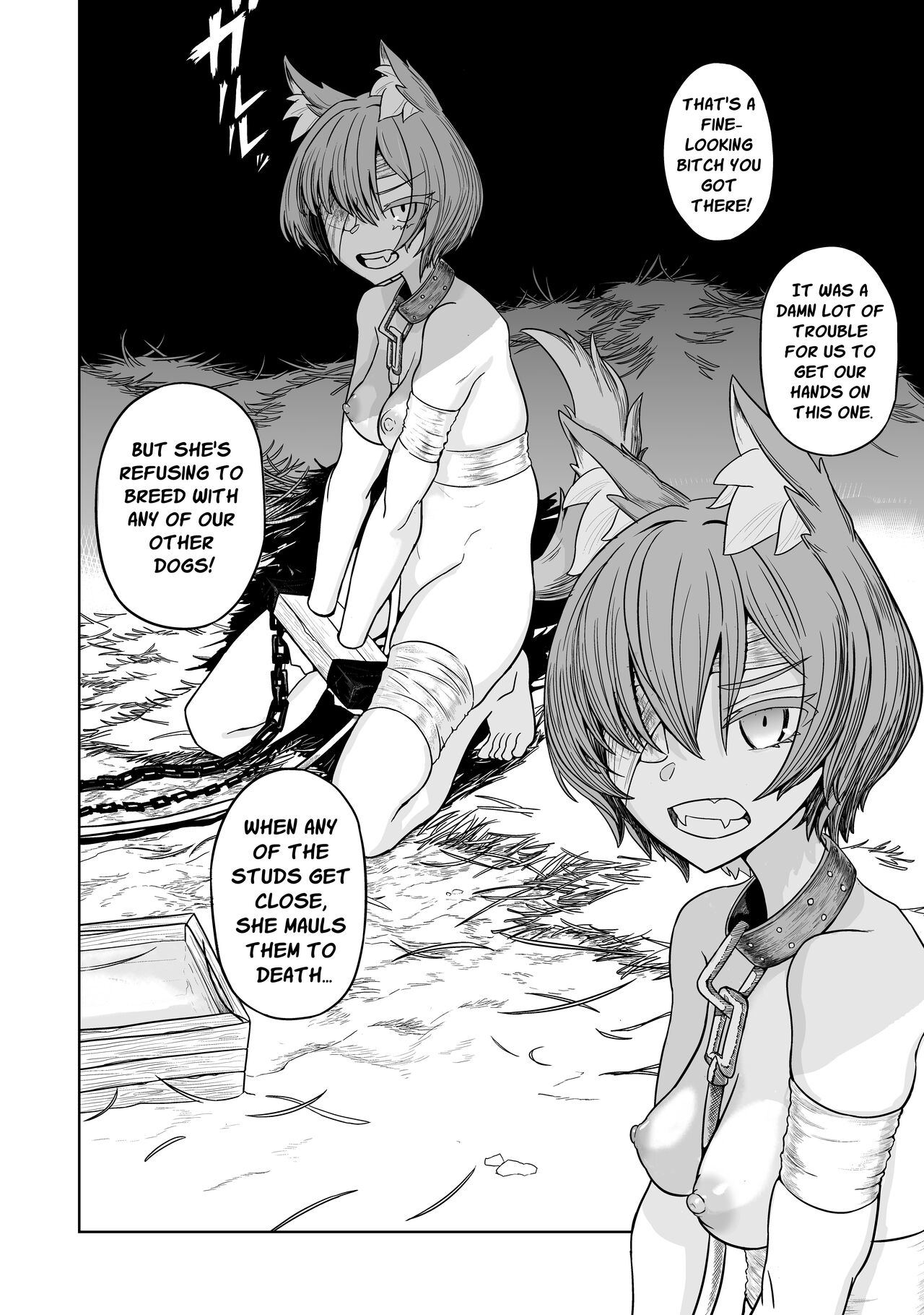 Junai Hanshoku Bou -Ookami Shoujo no Shitsukekata- | Pure Love Breeding Cell: ~How to train a Wolf-girl~ page 3 full