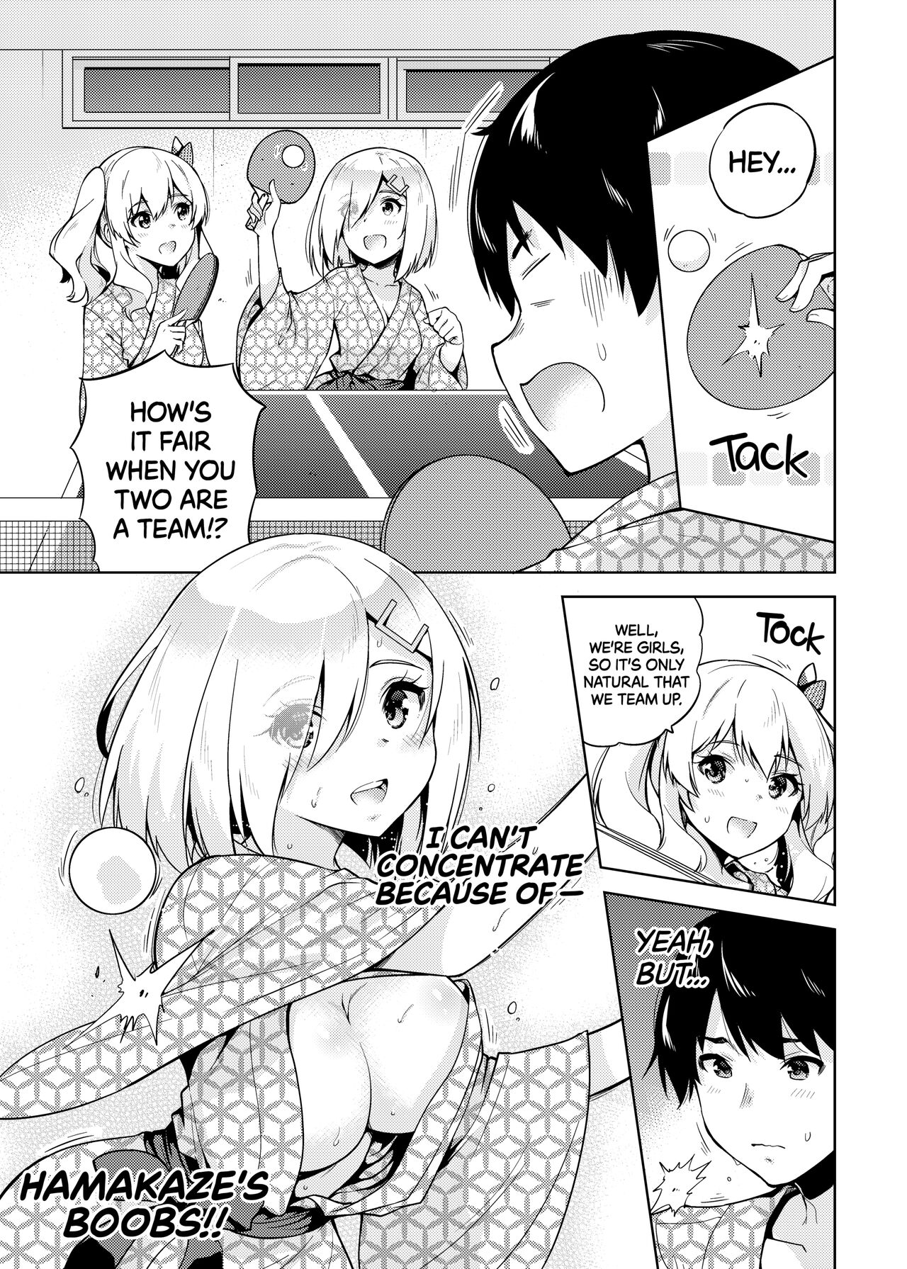 Onsen Yukata na Kashima-san to Hamakaze-san to. | Hamakaze and Kashima in Hot Springs and Yukata page 4 full
