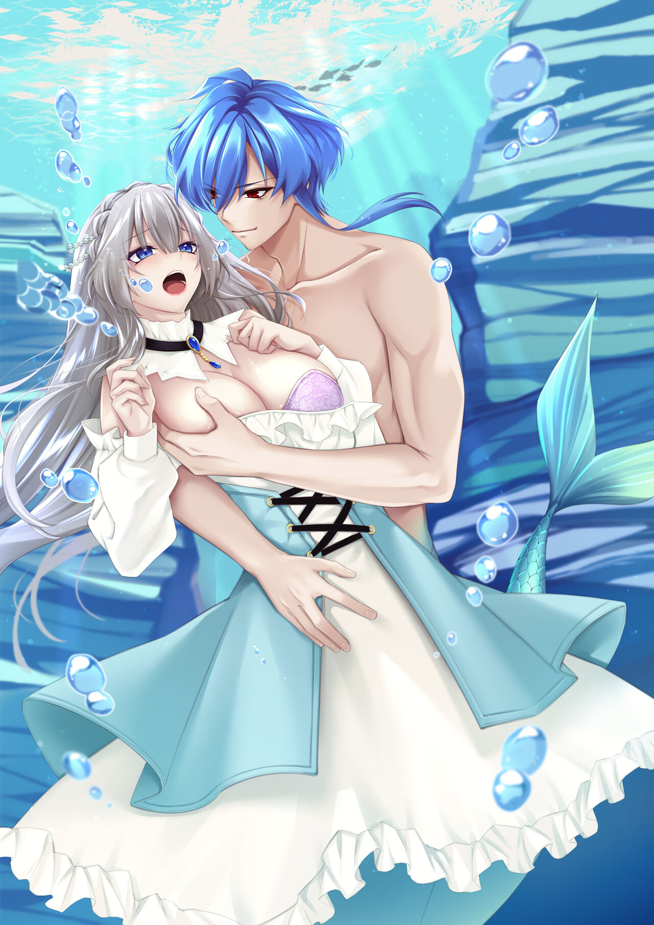 溺愛の虜～人魚の王に変えられるカラダ～ page 2 full