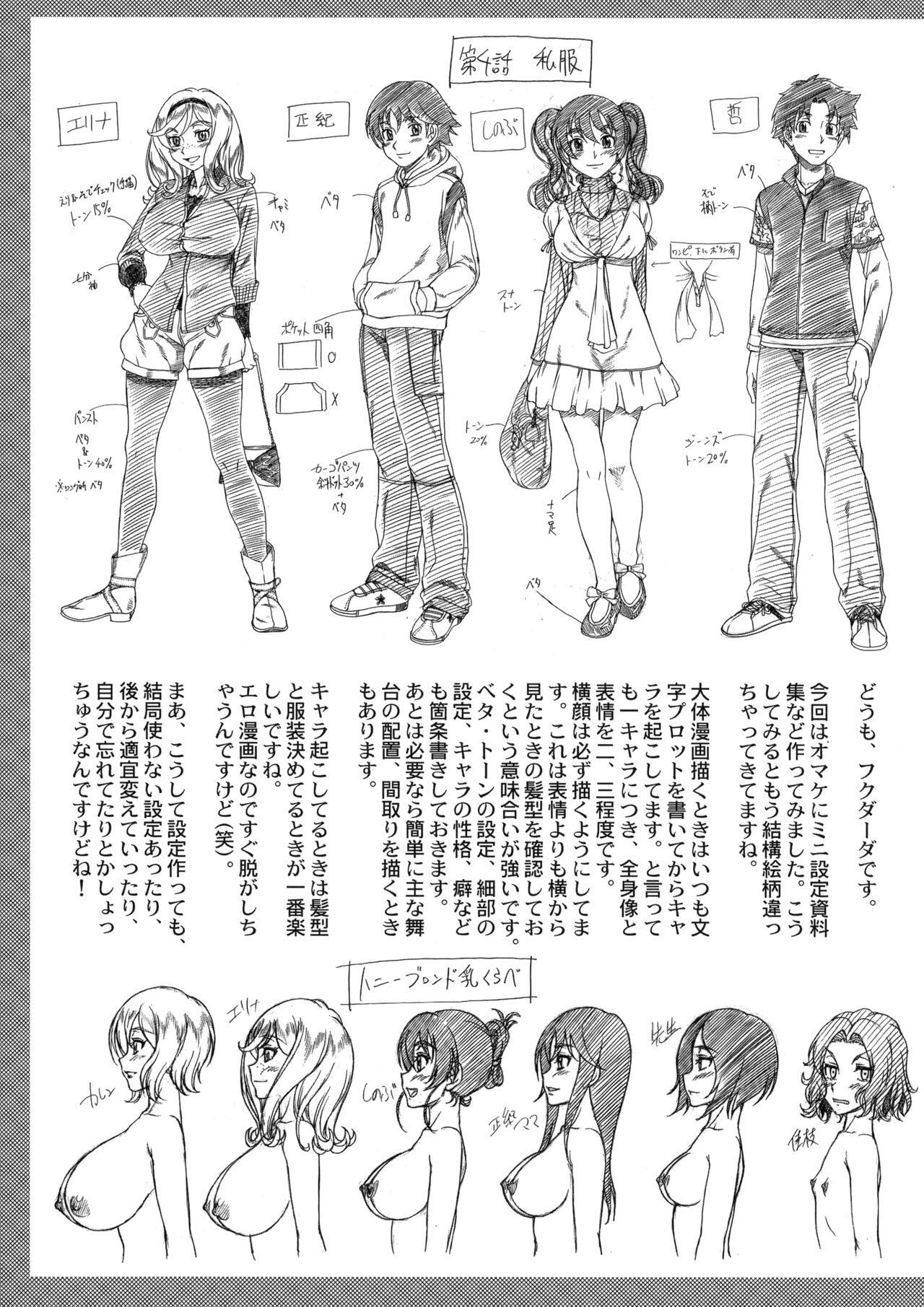 Honey Blonde Toranoana Gentei Shousasshi Mini Settei Shiryoushuu page 7 full