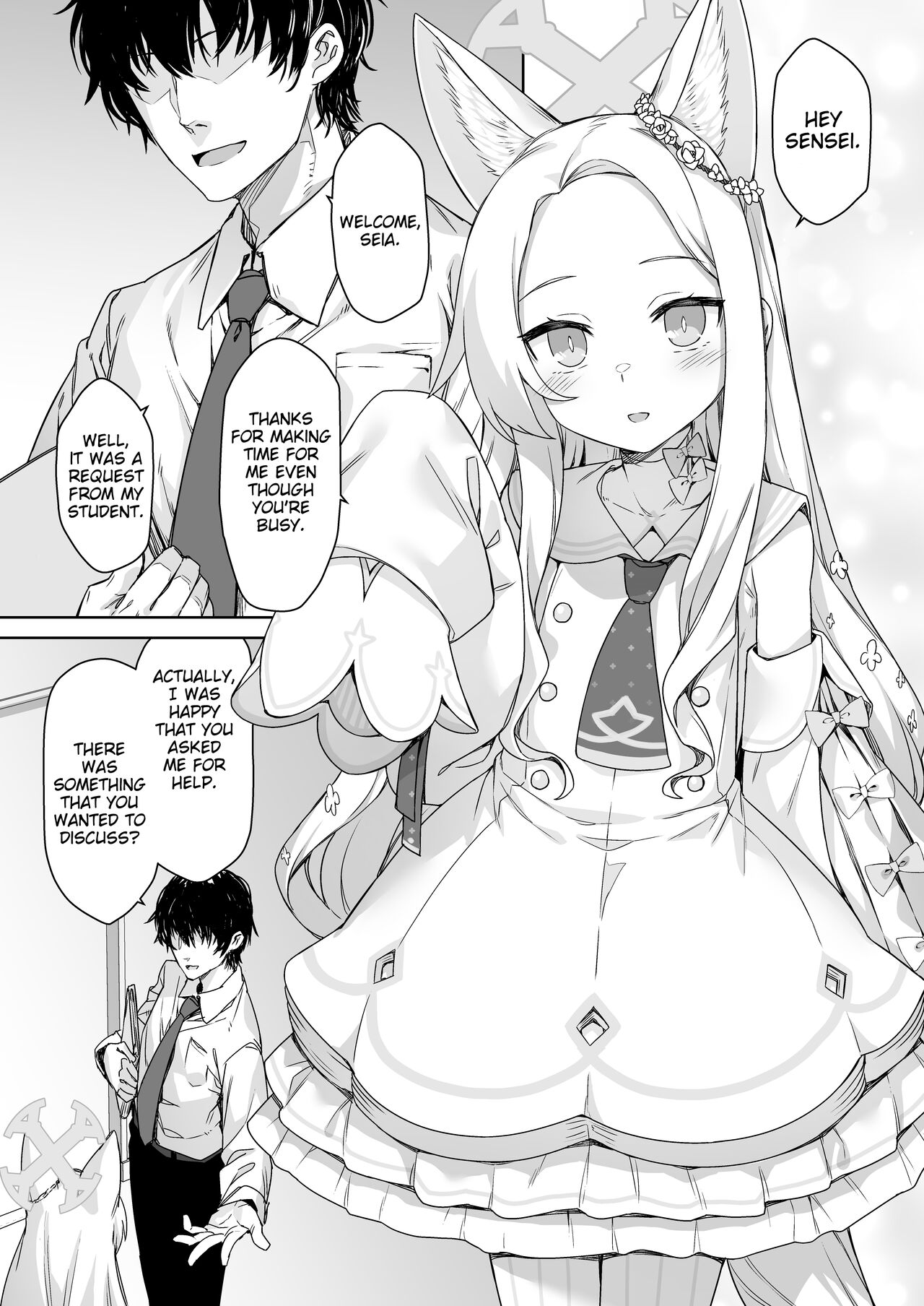 Yurizono Seia wa Koyoi mo Midara na Yume wo Miru. page 3 full