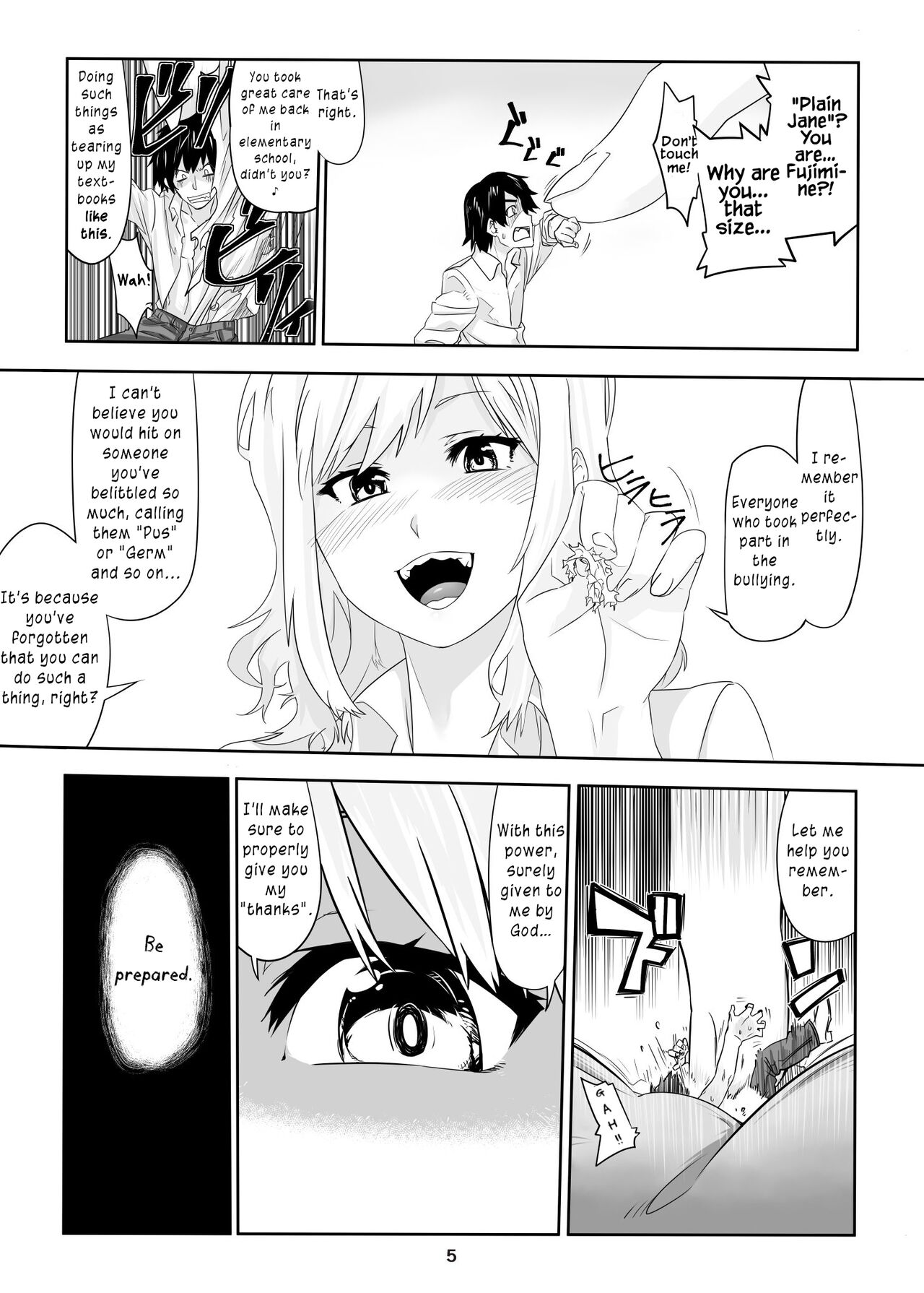 Ikitete Yokatta ~Ijimekko Datta Aitsu o Chijimete Omocha ni Shichau~ | I’m Glad You’re Alive ~Shrinking and Turning my Former Bully Into a Toy~ page 6 full