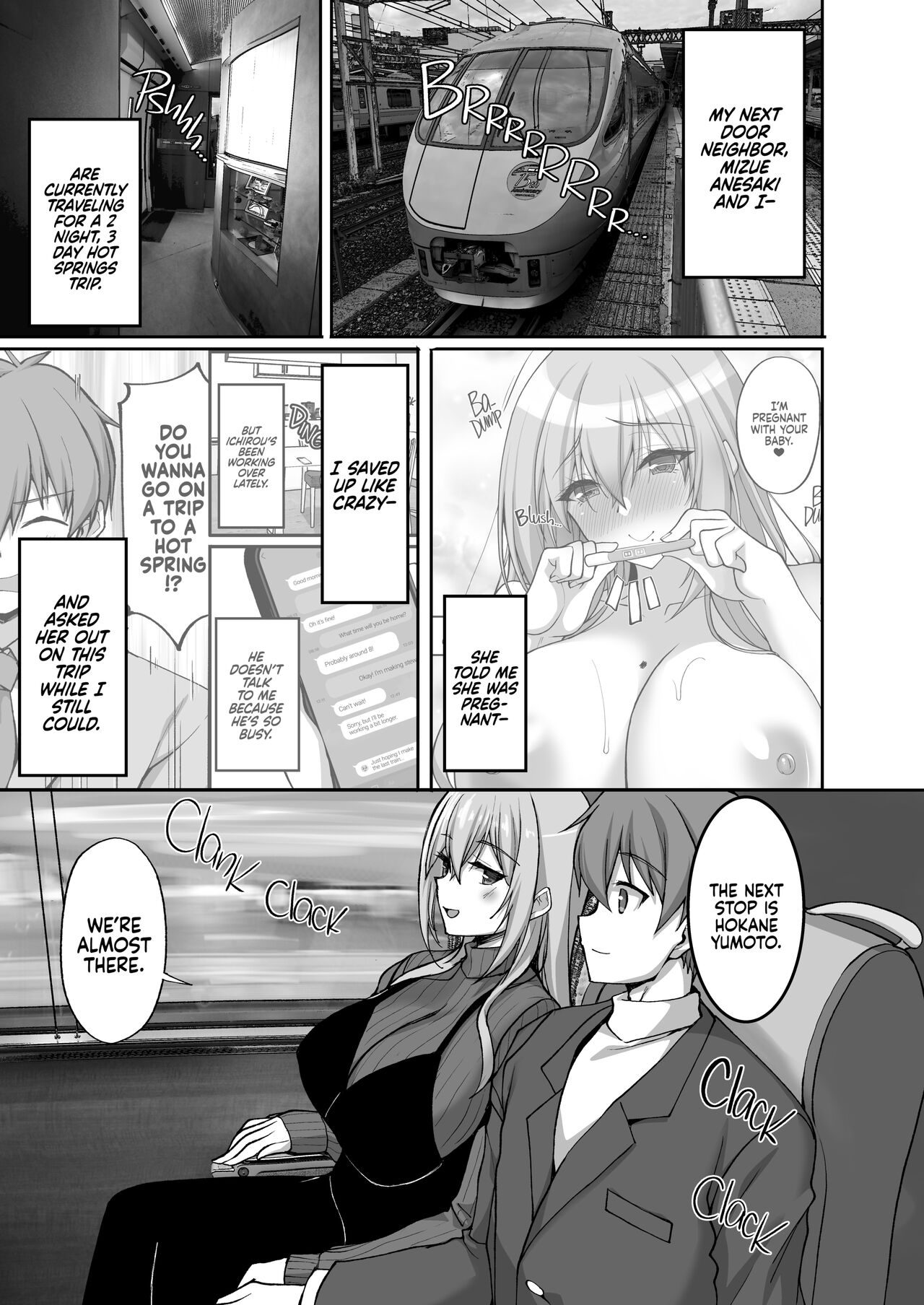 Ecchi na Onee-san wa, Suki desu ka? 5 ~Tonari no Onee-san to Ichaicha Onsen Ryokou Hen~ | Do You Like Naughty Older Girls? 5 ~Steamy Hot Springs Trip With the Girl next Door~ page 2 full
