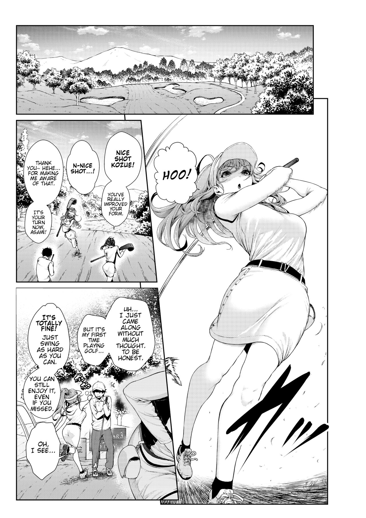 Shokuba no Senpai: Senpai-tachi to Golf | My Workplace Senior: Senior and Golf page 1 full