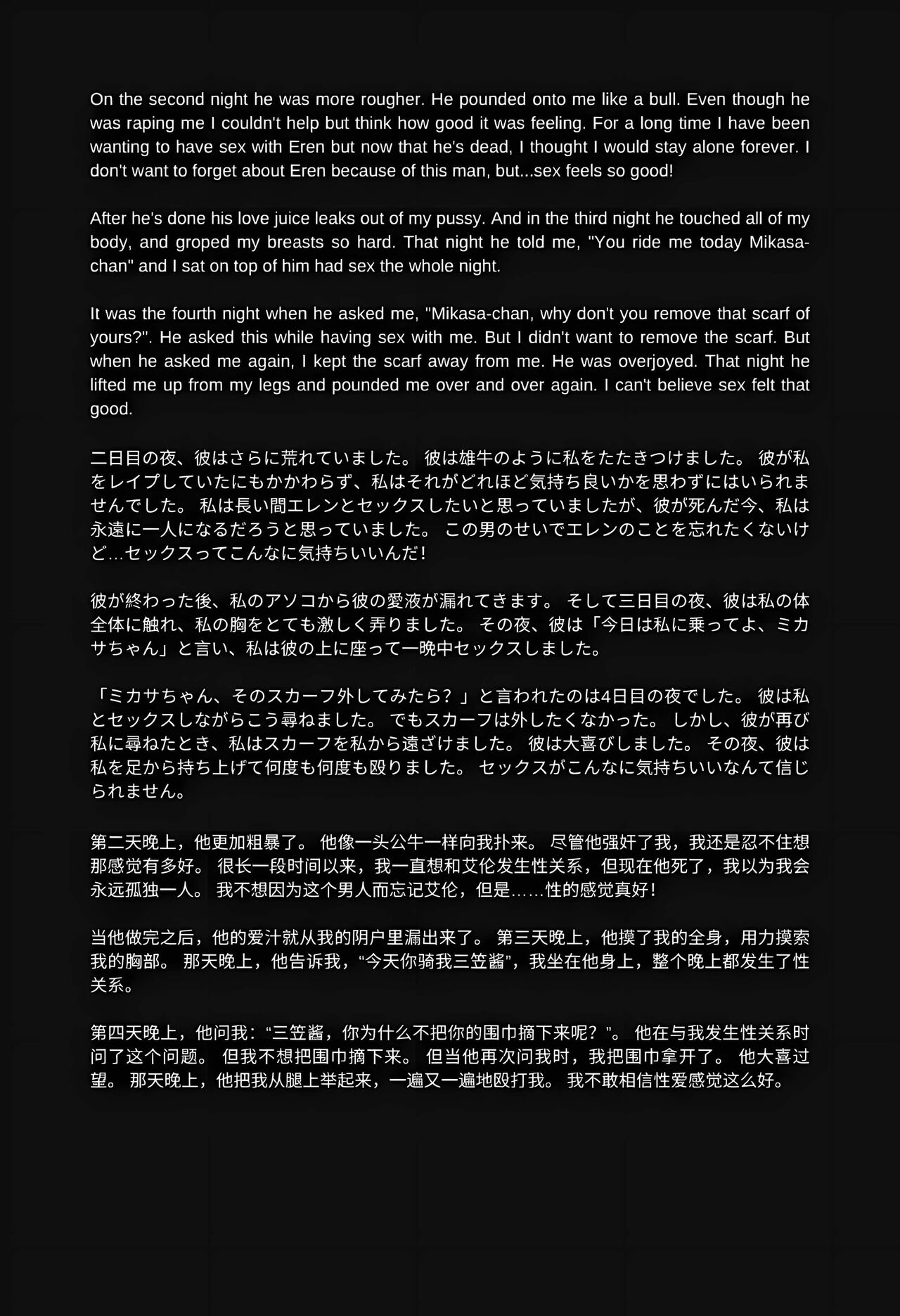 Mikasa Ackerman NTR page 10 full