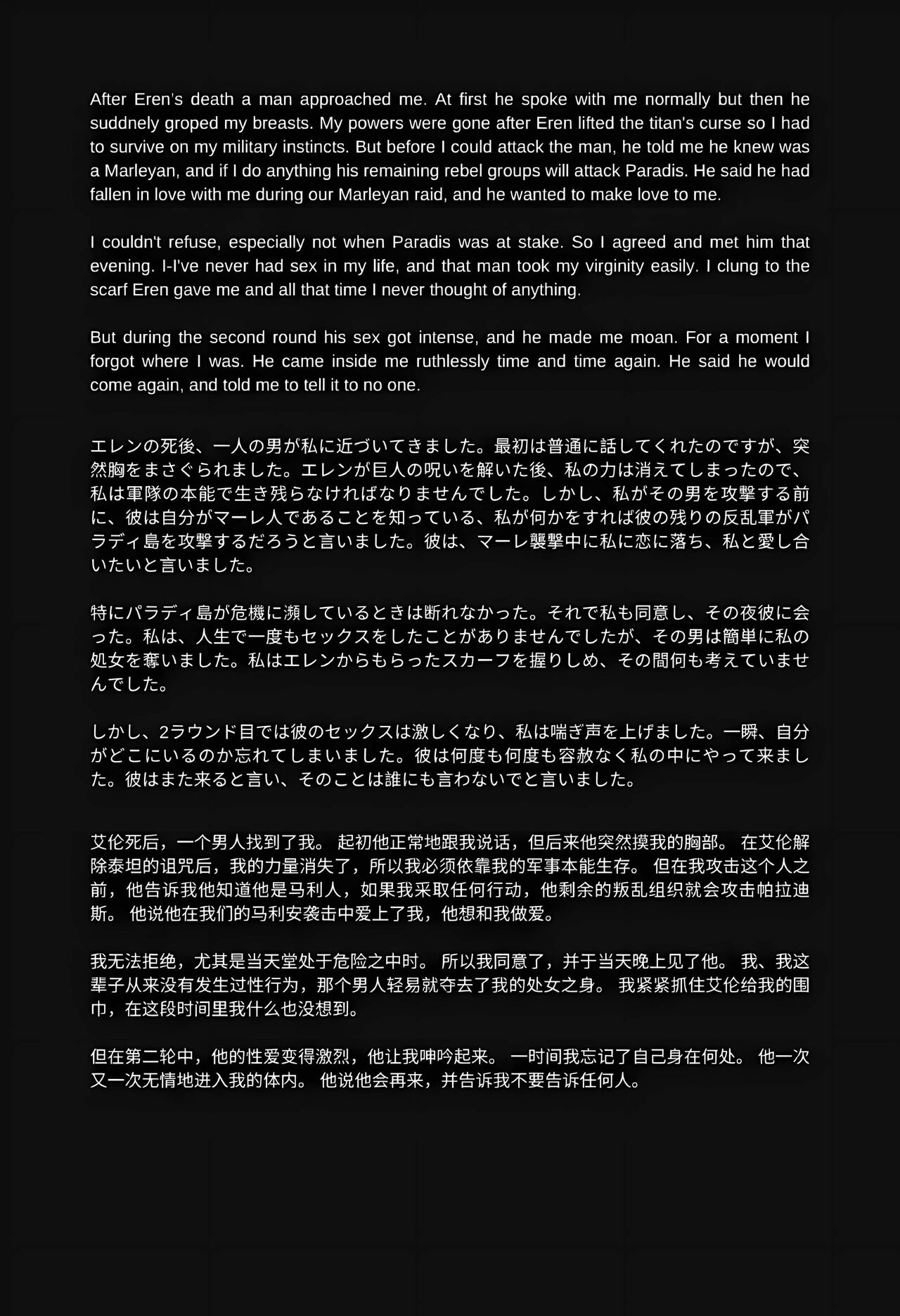 Mikasa Ackerman NTR page 2 full