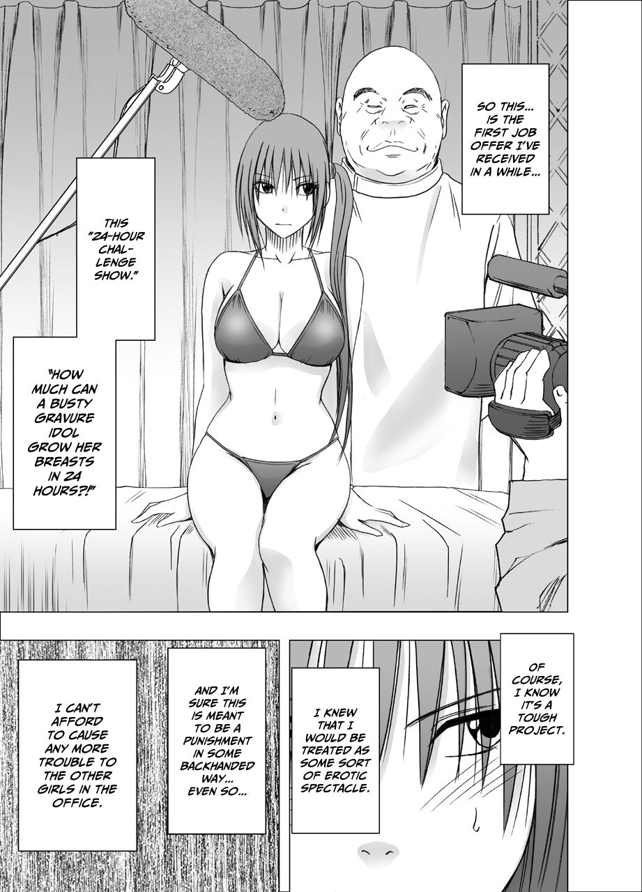 24-jikan Taikyuu Ero Massage -Namahousou no Net Televi de Hamerateta Kyonyuu Idol- page 5 full