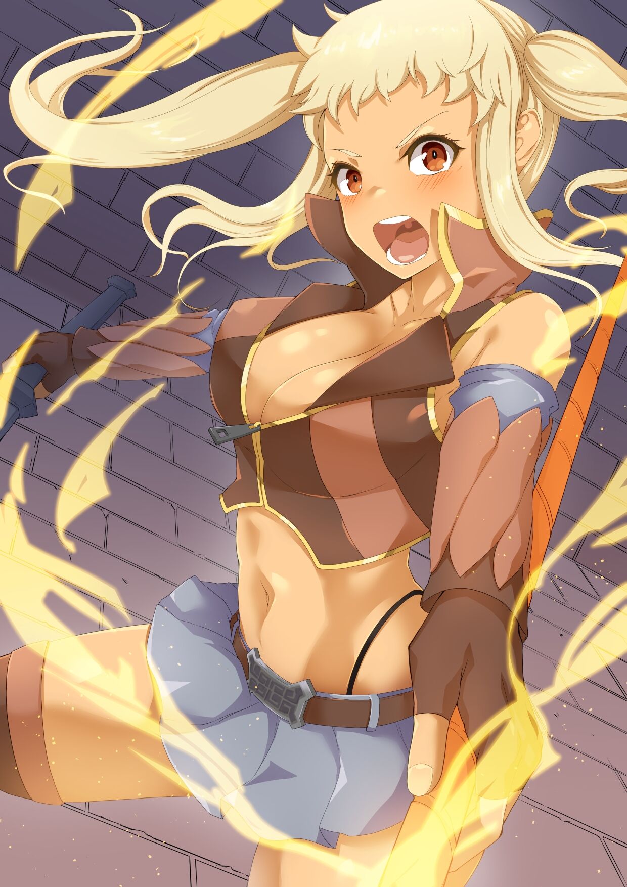 Tsuyoi Onna Senshi, Inma o Taoshita Kurou ga Mukuwarezu Nikubenki ni Naru | Strong Female Warrior Defeats The Succubus But Becomes A Cumdump Anyway page 1 full