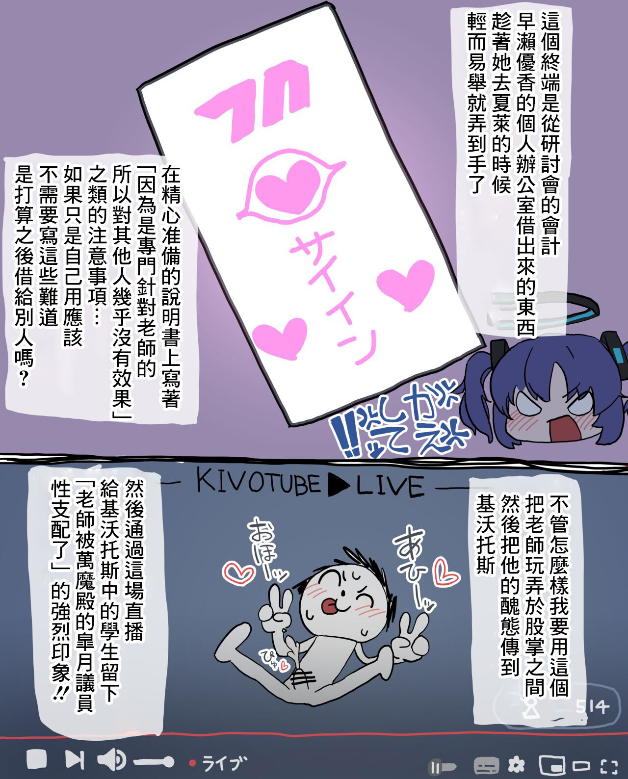 先生を催淫で篭絡して権力者としての地位を確固たるものにしようとして篭絡される万魔殿のサツキ❤ page 2 full