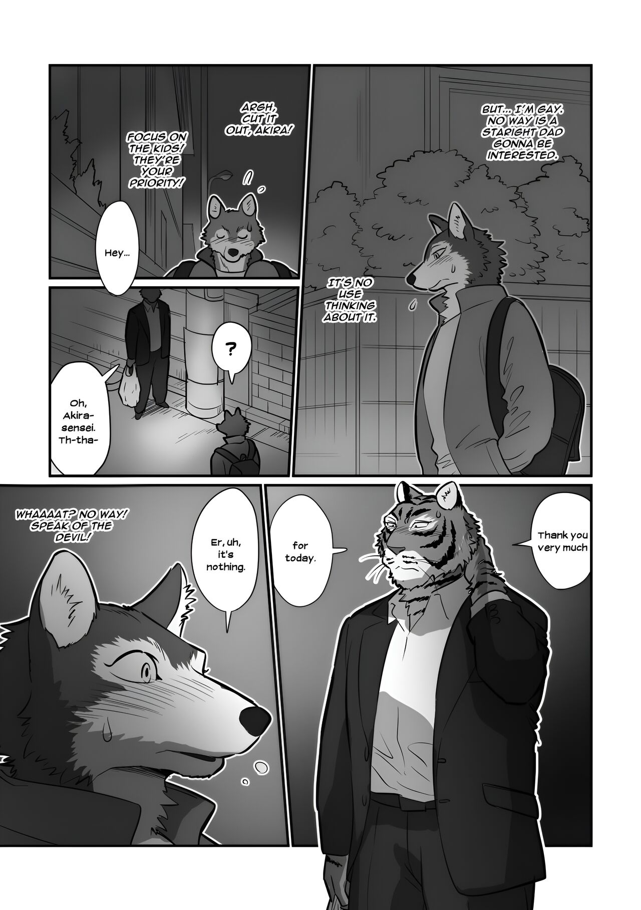 Wolf Teacher & Tiger Daddy 1/2 HR  + Scraps page 6 full