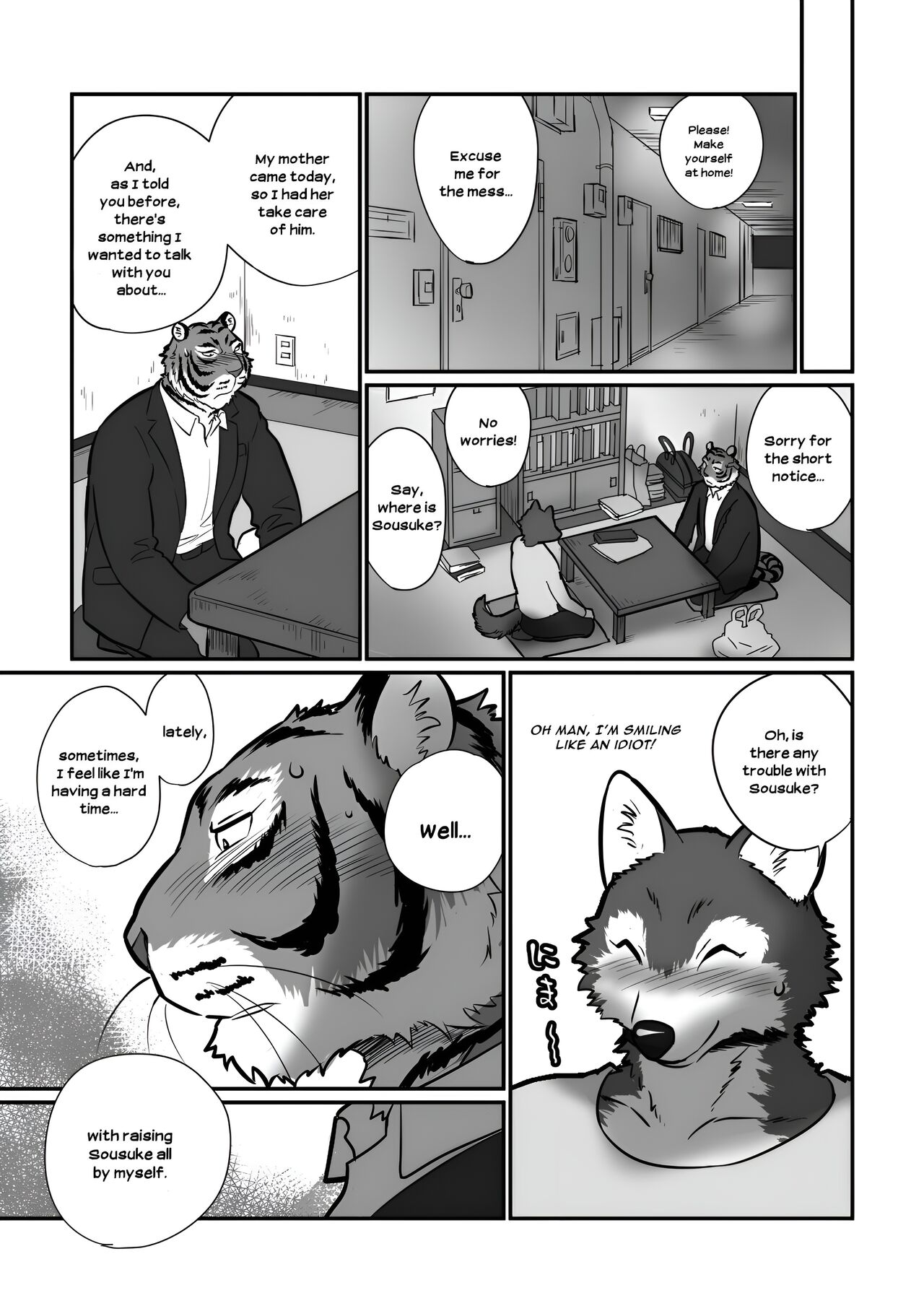 Wolf Teacher & Tiger Daddy 1/2 HR  + Scraps page 7 full