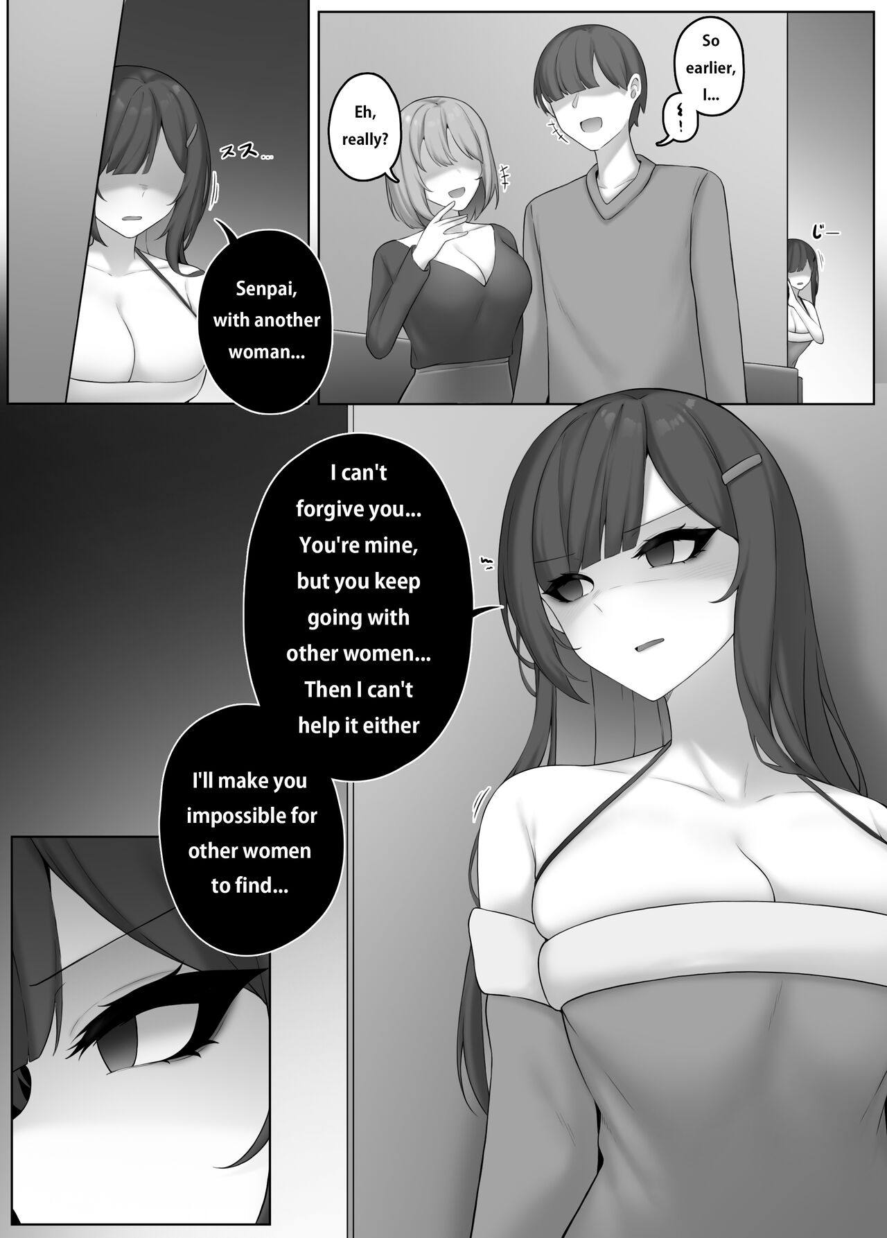 Yandere Kouhai page 1 full