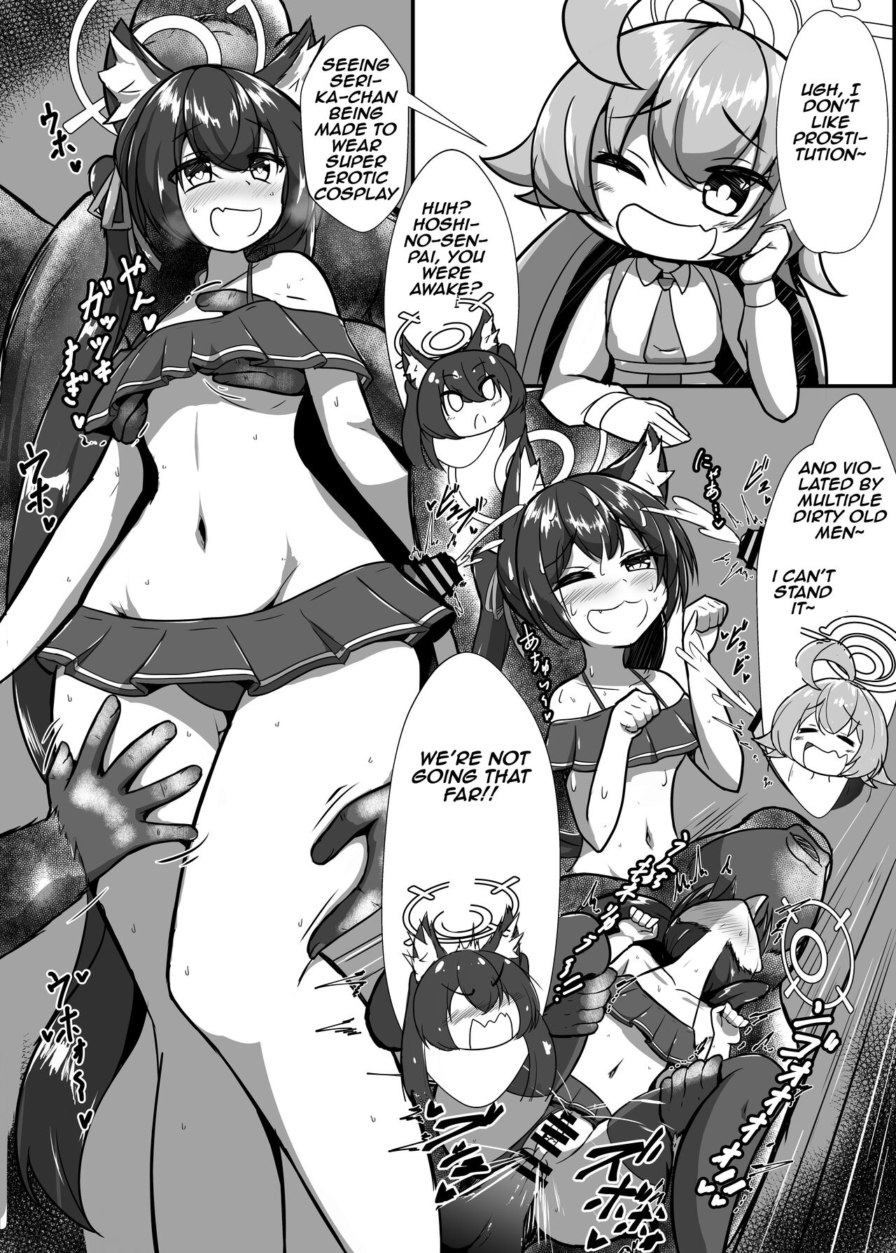A book in Which Hoshino Takanashi Receives Help from the Beast Residents with her Erotic Cosplay and High Heels page 5 full