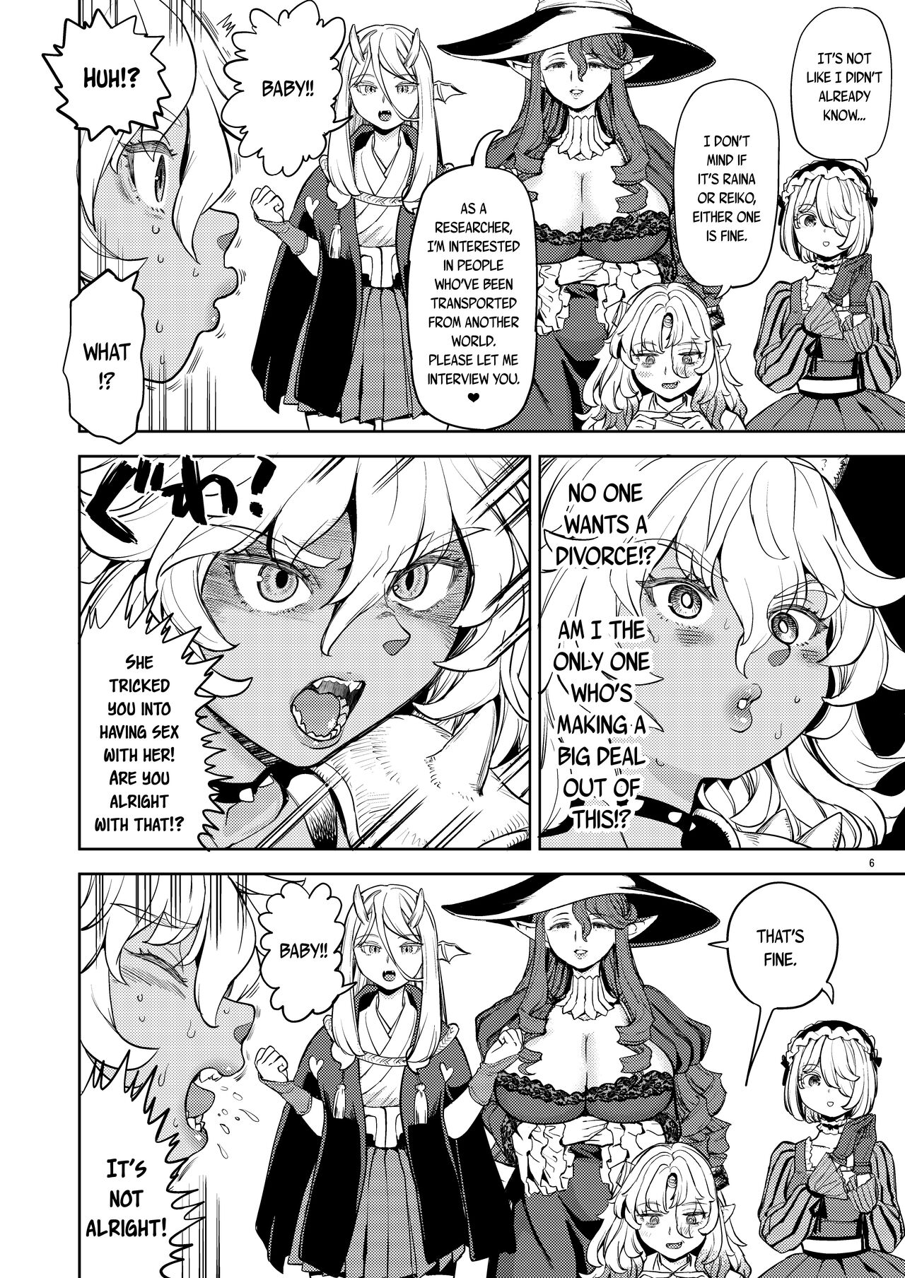 Onna Yuusha ni Tensei Shitara Mazoku no Tsuma ga 5-nin mo Irurashii 6 | Reincarnated as a Female Hero Who Seems to Have 5 Demon Wives 6 page 7 full