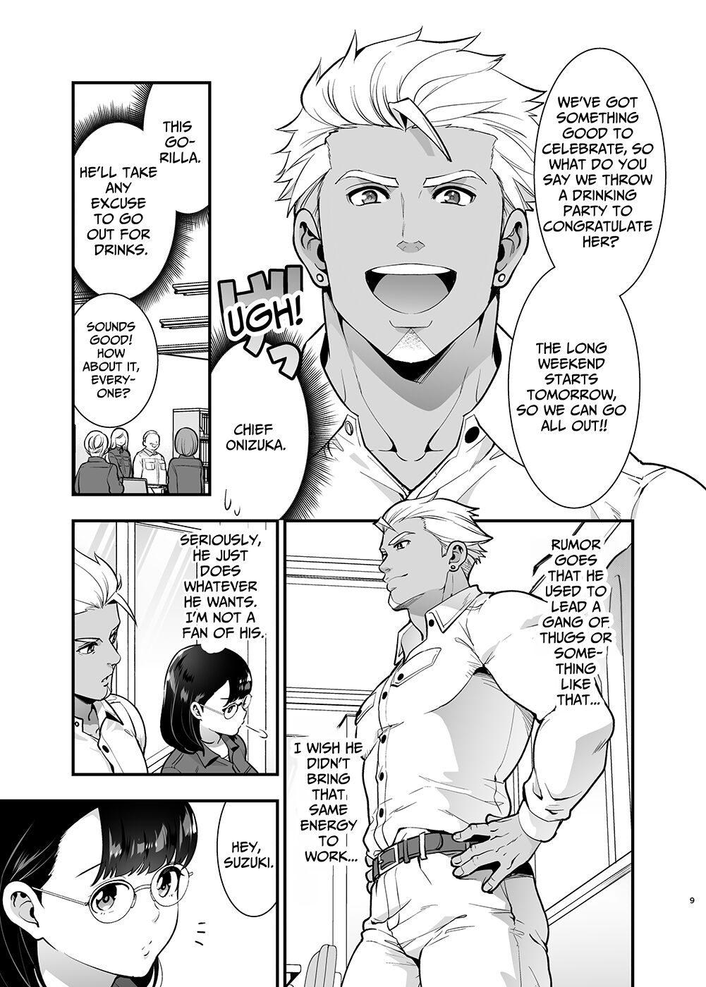 Seiyoku o Moteamasu Jimi de Nekura na Watashi ga Gatenkei Joushi ni Taberareru 3-kakan | Gloomy Normie with Pent-up Lust gets Devoured by her Blue-collar Boss for THREE DAYS page 9 full