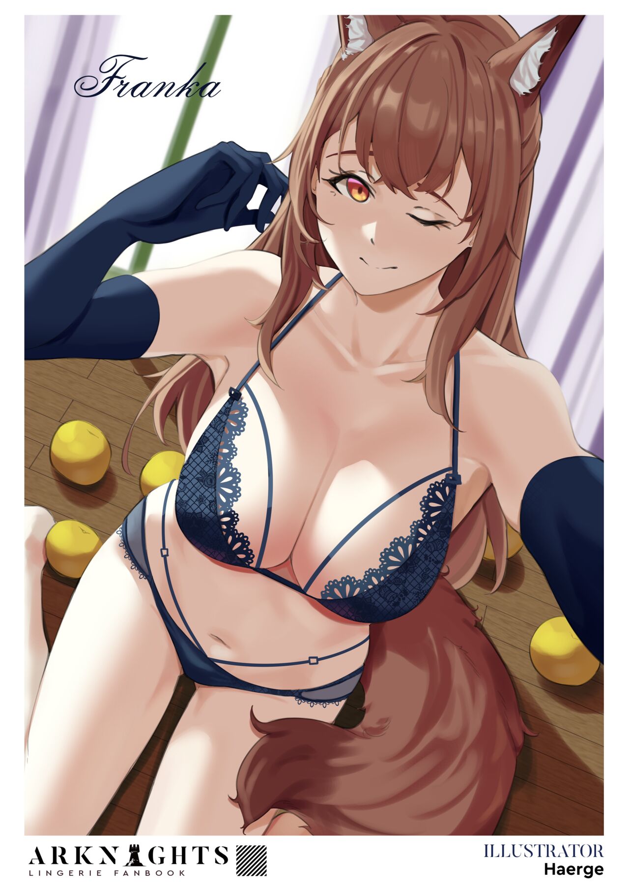 Arknights Lingerie Collaboration Fanbook page 6 full