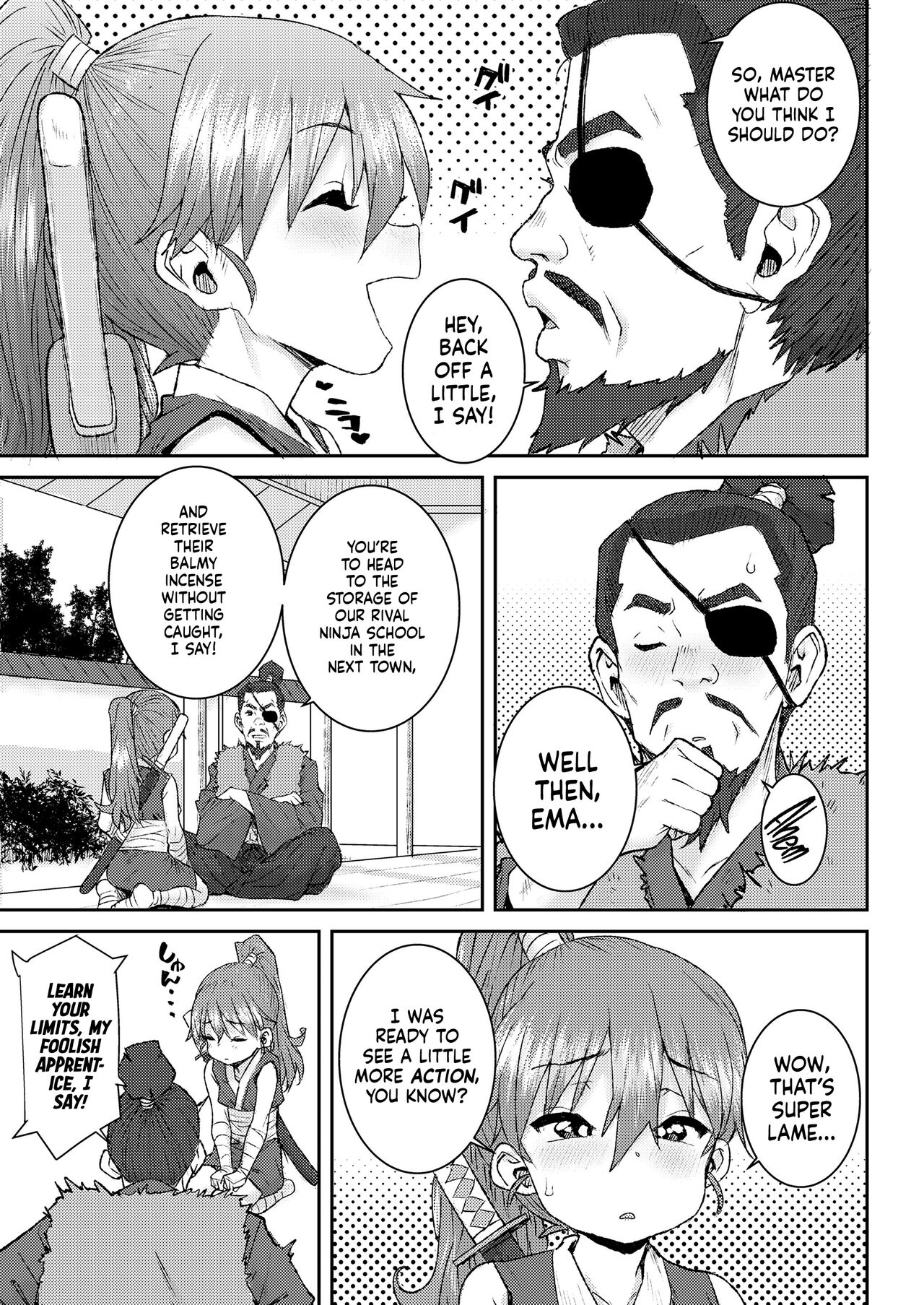 Mesugaki Ninja Ema-Chan | The Bratty Ninja Ema-Chan page 3 full