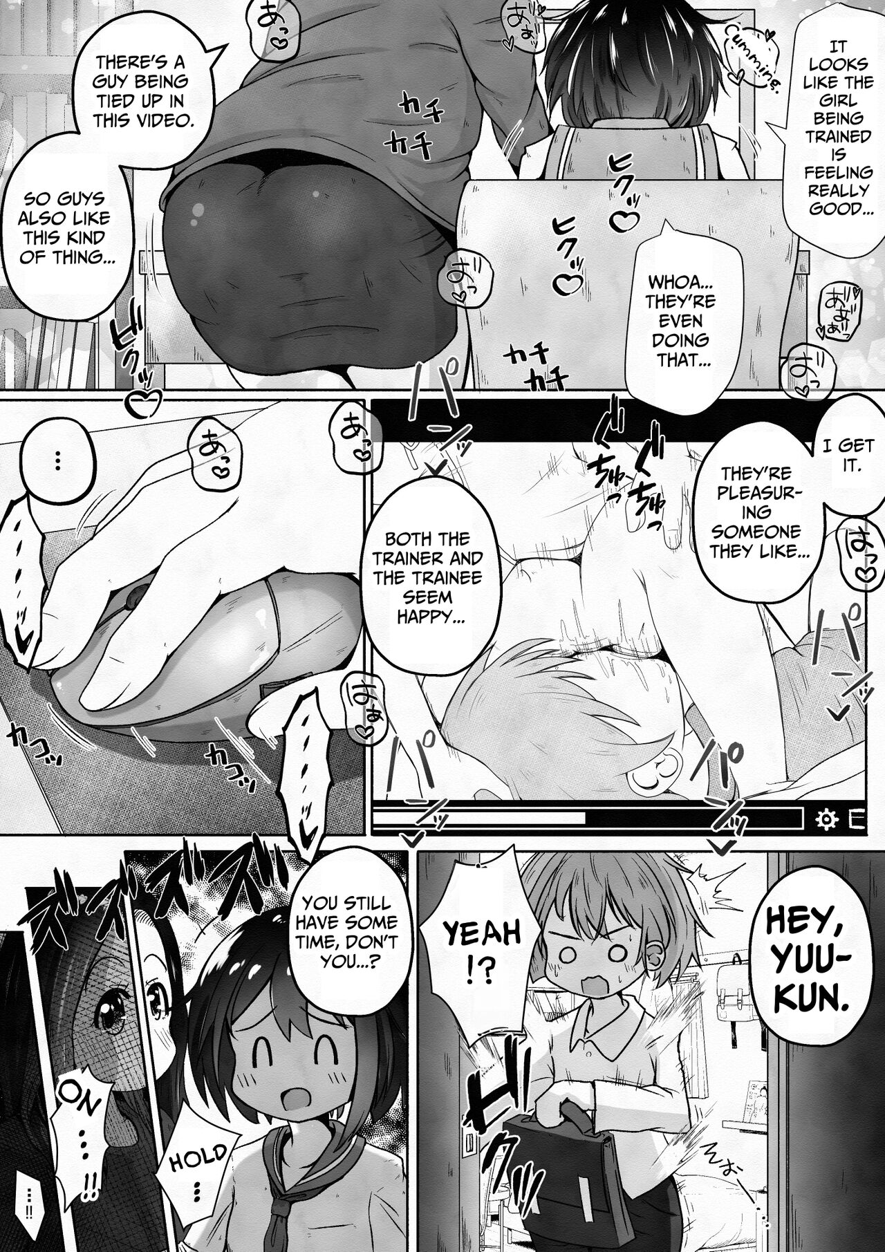 Otoko no Ko ga Osananajimi no Shimai ni Kairaku Choukyou Saserareru Ohanashi | Pleasure Training By Two Sisters page 6 full