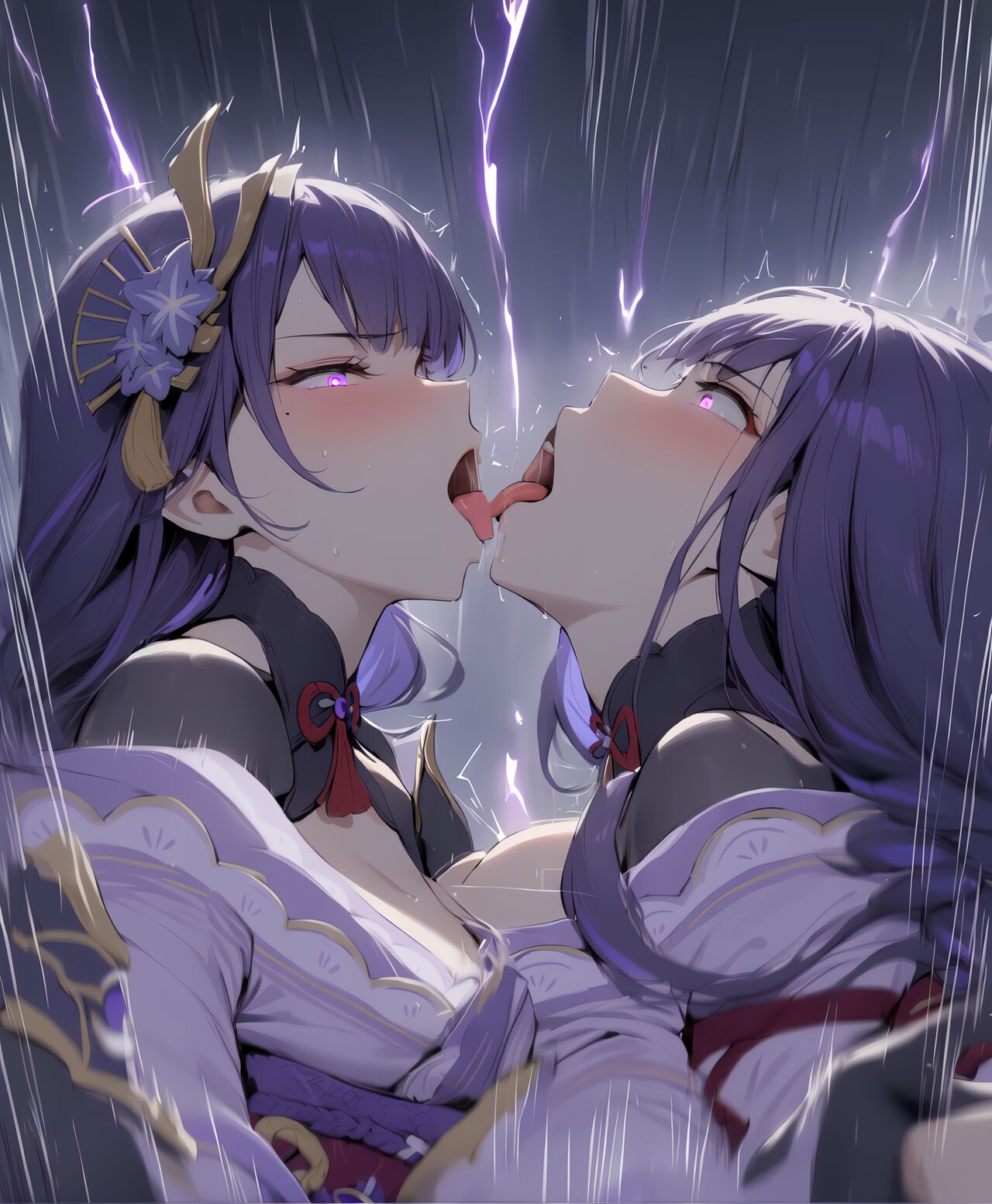 Raiden Shogun Tongue Battle page 4 full